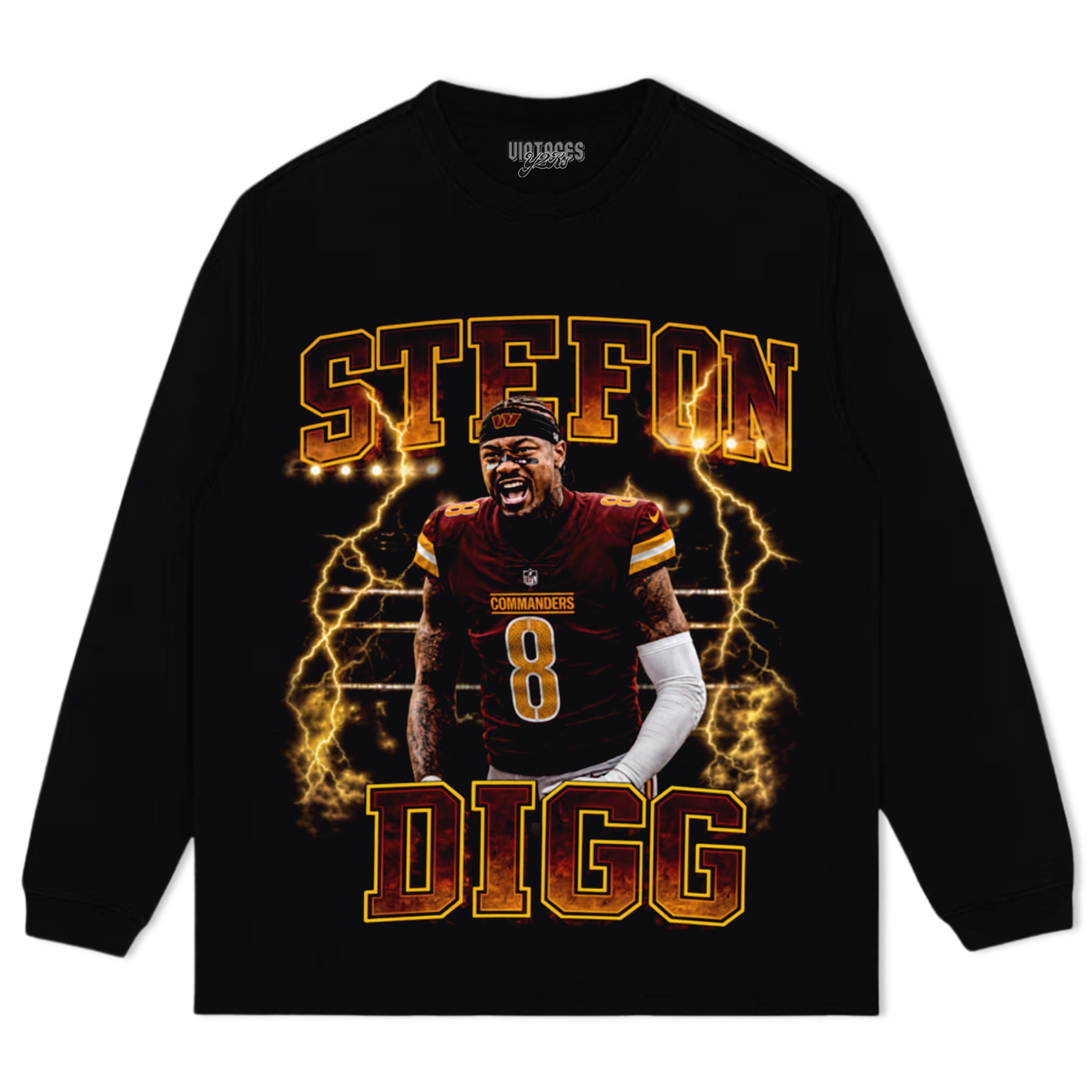 STEFON DIGGS - COMMANDERS V2 TANK TOP & TEE & LONG SLEEVE & LAYERED LS & HOODIE