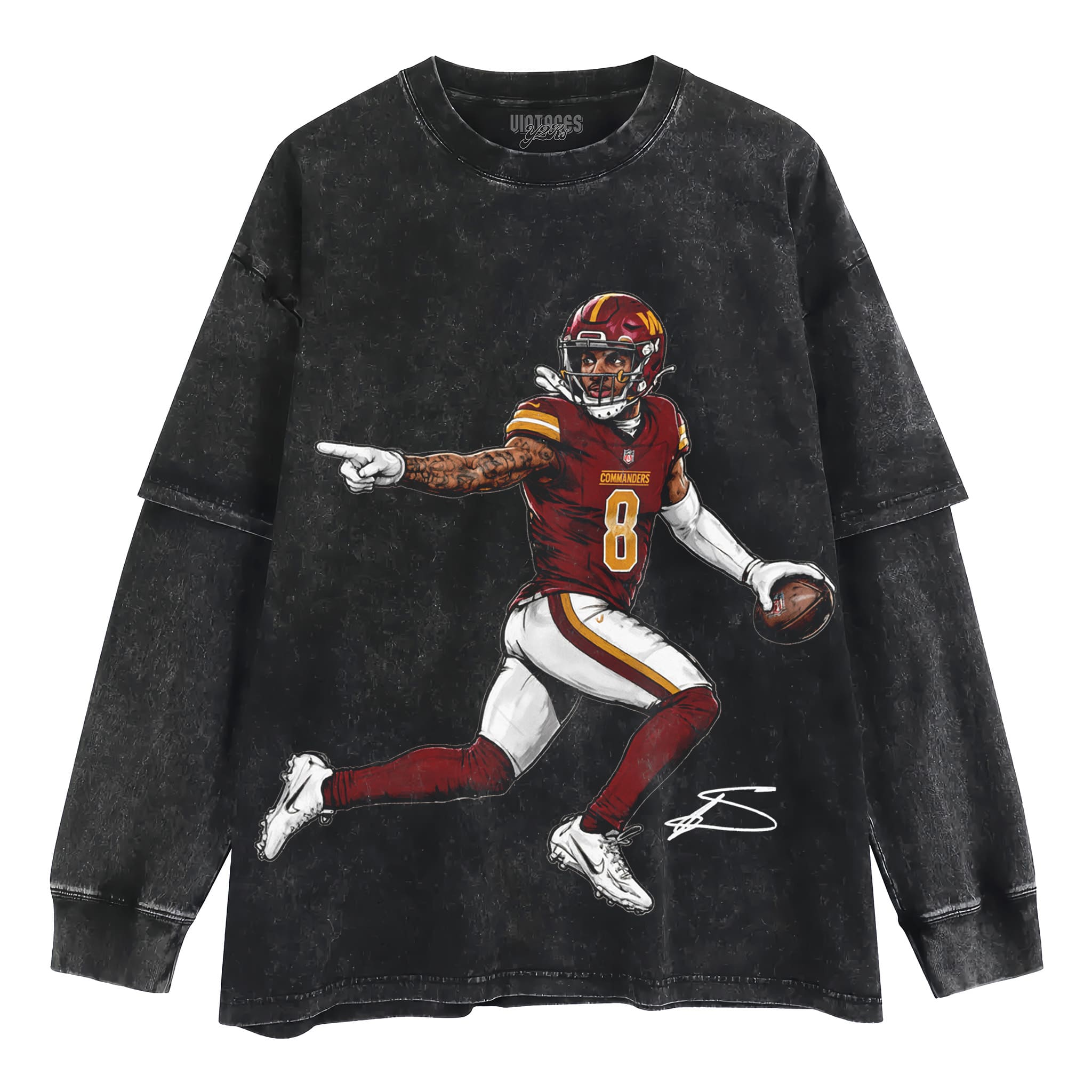 STEFON DIGGS - COMMANDERS V3 TANK TOP & TEE & LONG SLEEVE & LAYERED LS & HOODIE