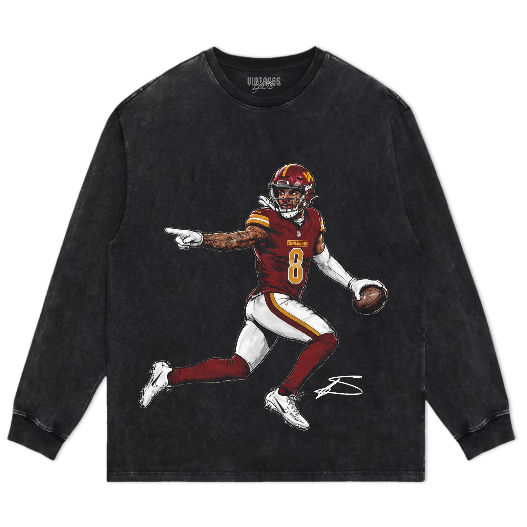 STEFON DIGGS - COMMANDERS V3 TANK TOP & TEE & LONG SLEEVE & LAYERED LS & HOODIE
