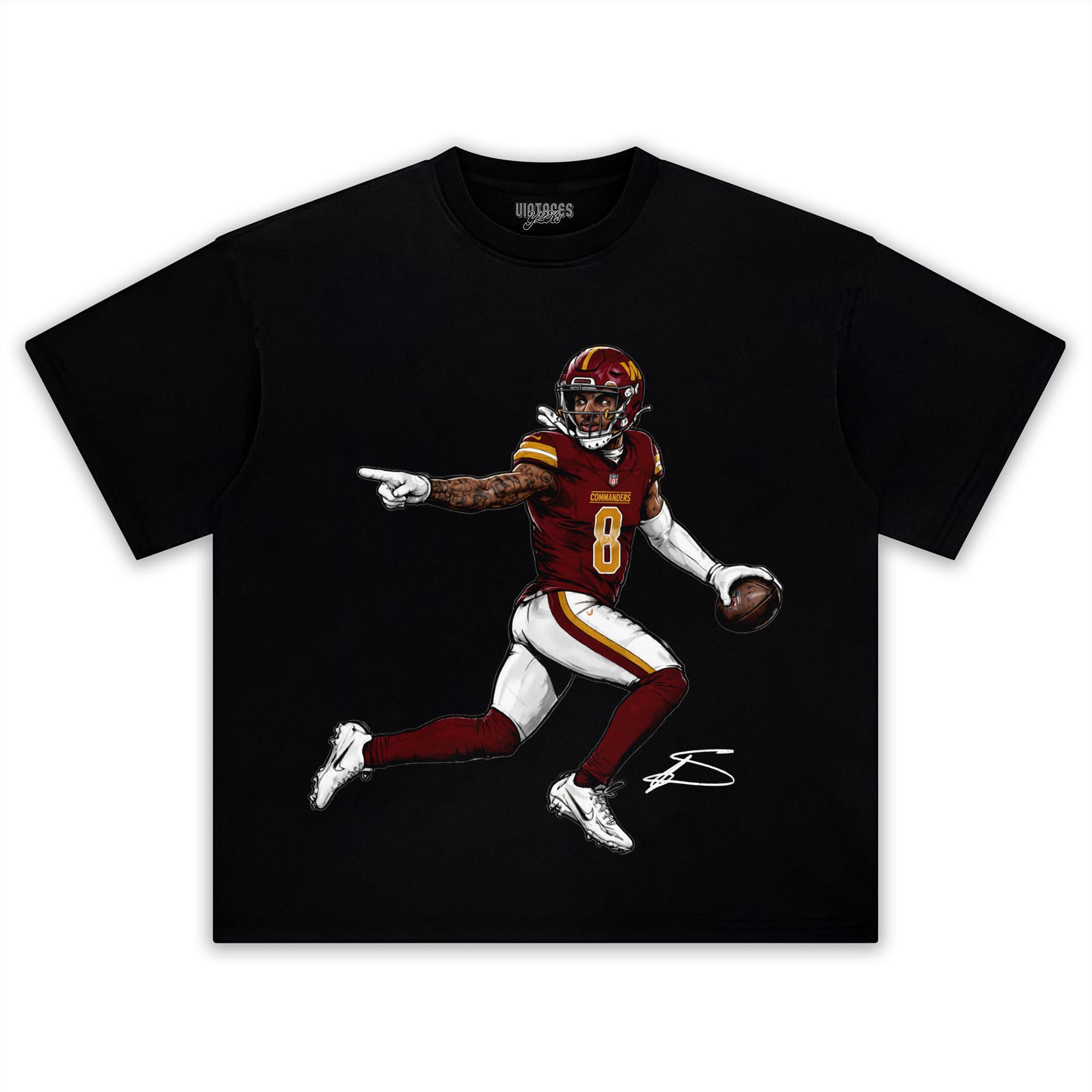STEFON DIGGS - COMMANDERS V3 TANK TOP & TEE & LONG SLEEVE & LAYERED LS & HOODIE