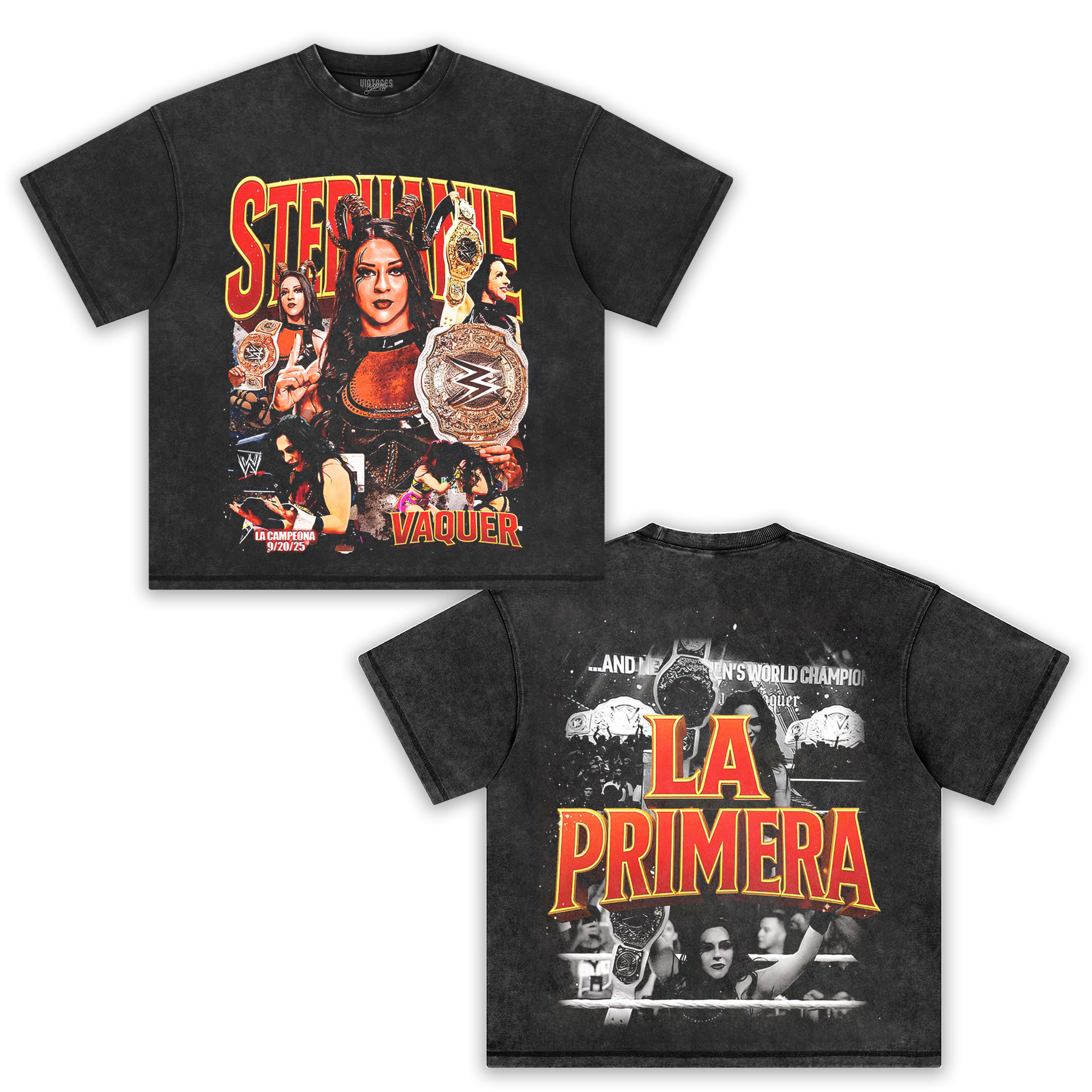 STEPHANIE VAQUER & WOMEN'S WORLD CHAMPION V2 TEE