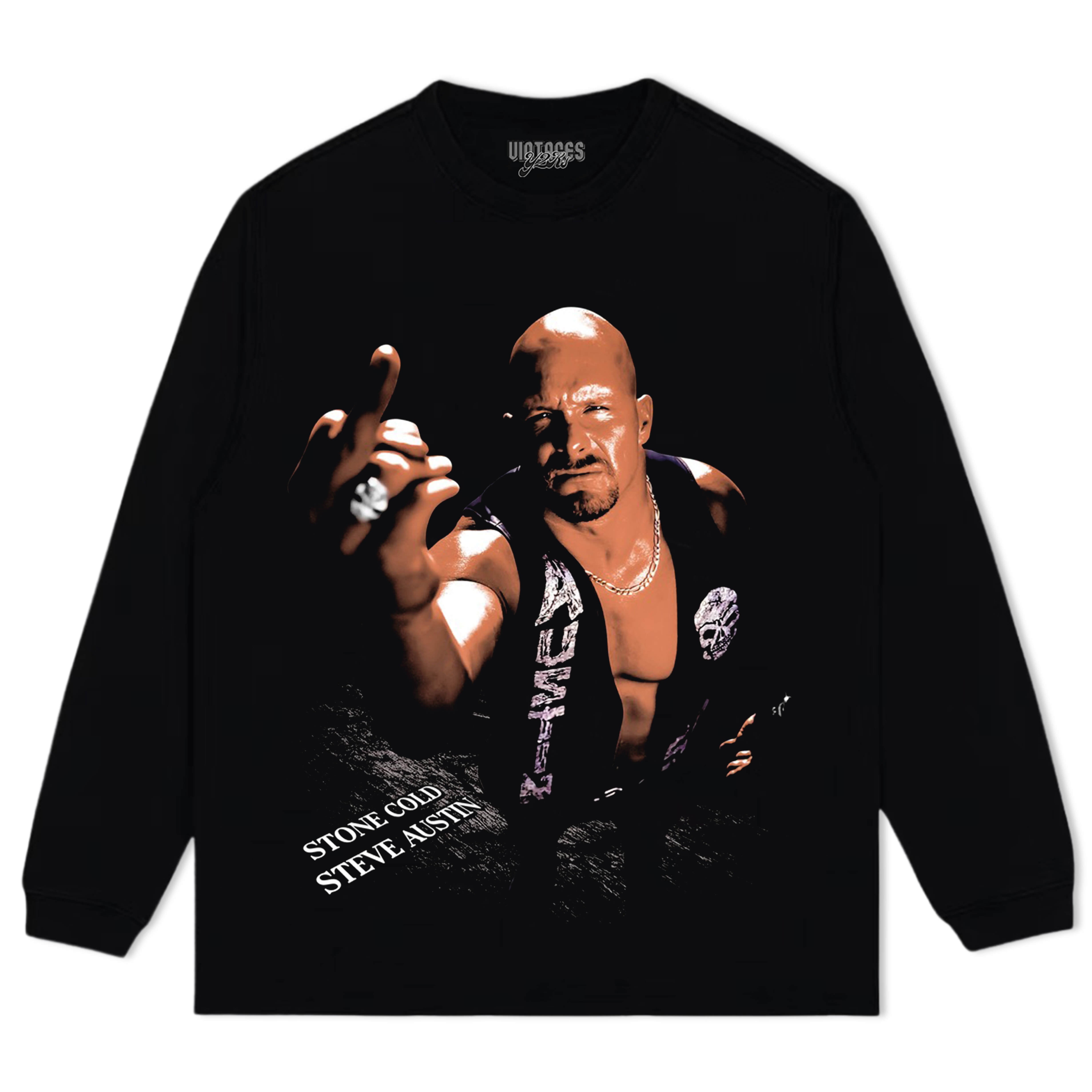 STONE COLD & STEVE AUSTIN TEE & LS & HOODIE