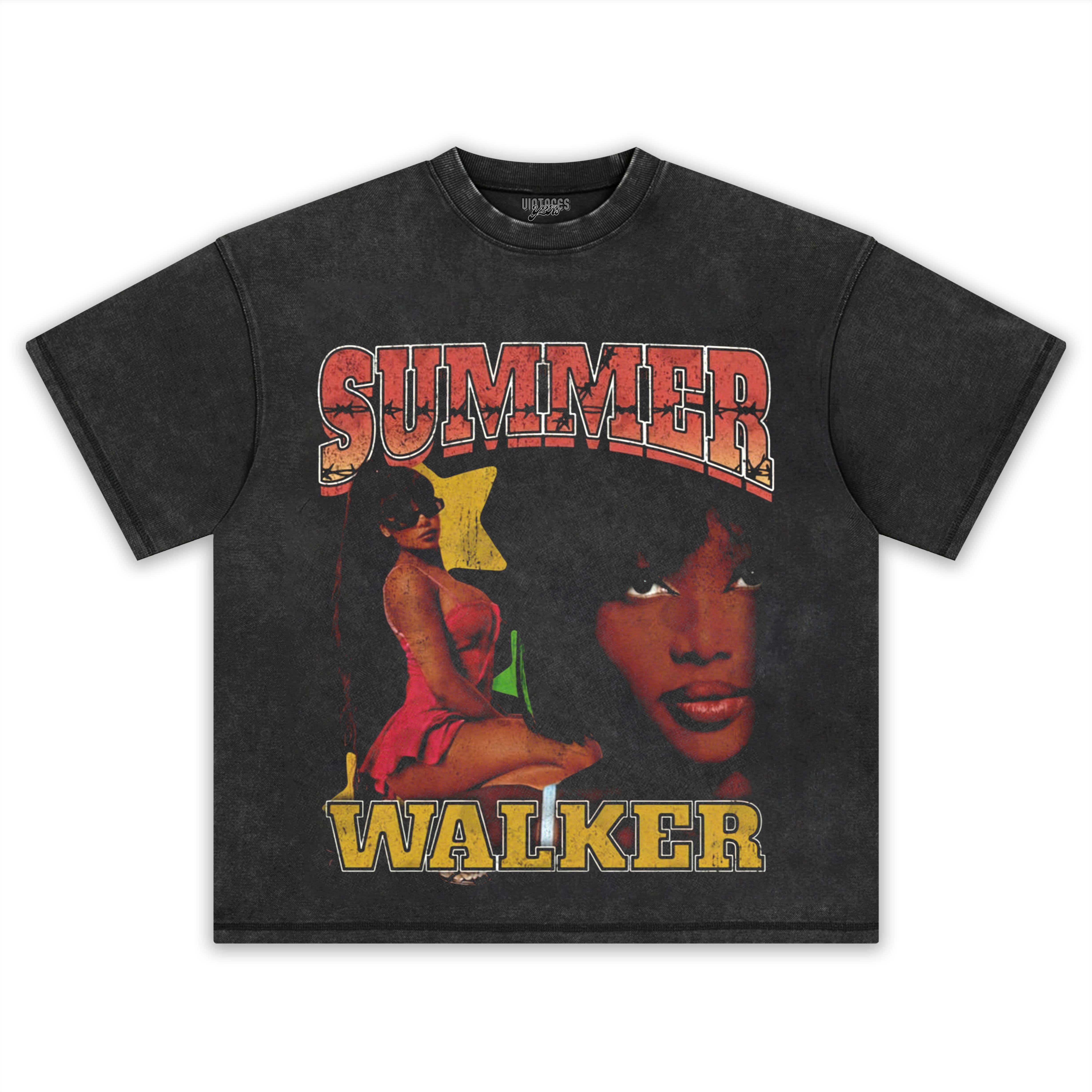 SUMMER WALKER - VINTAGE V3 TANK TOP & TEE & LONG SLEEVE & LAYERED LS & HOODIE