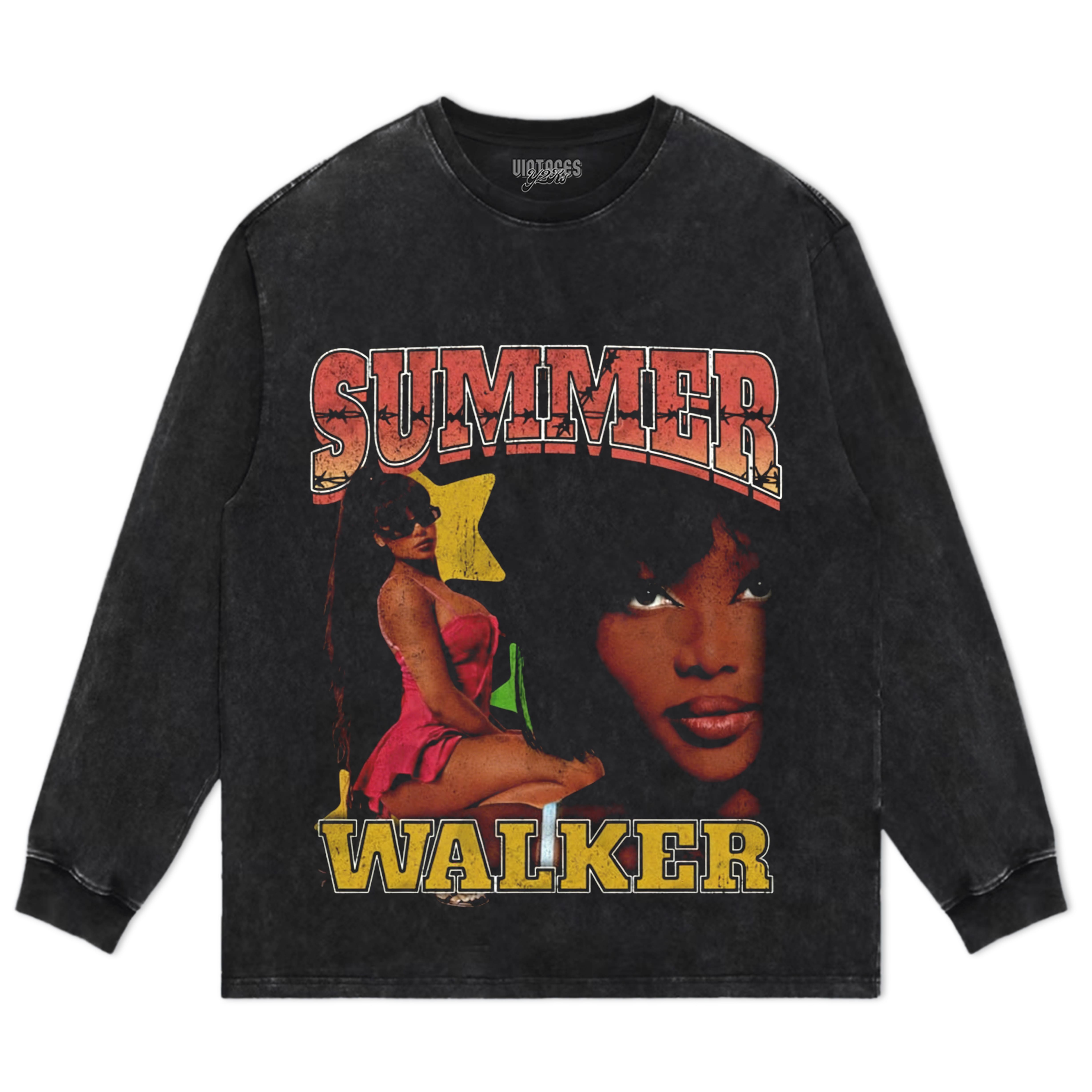 SUMMER WALKER - VINTAGE V3 TANK TOP & TEE & LONG SLEEVE & LAYERED LS & HOODIE