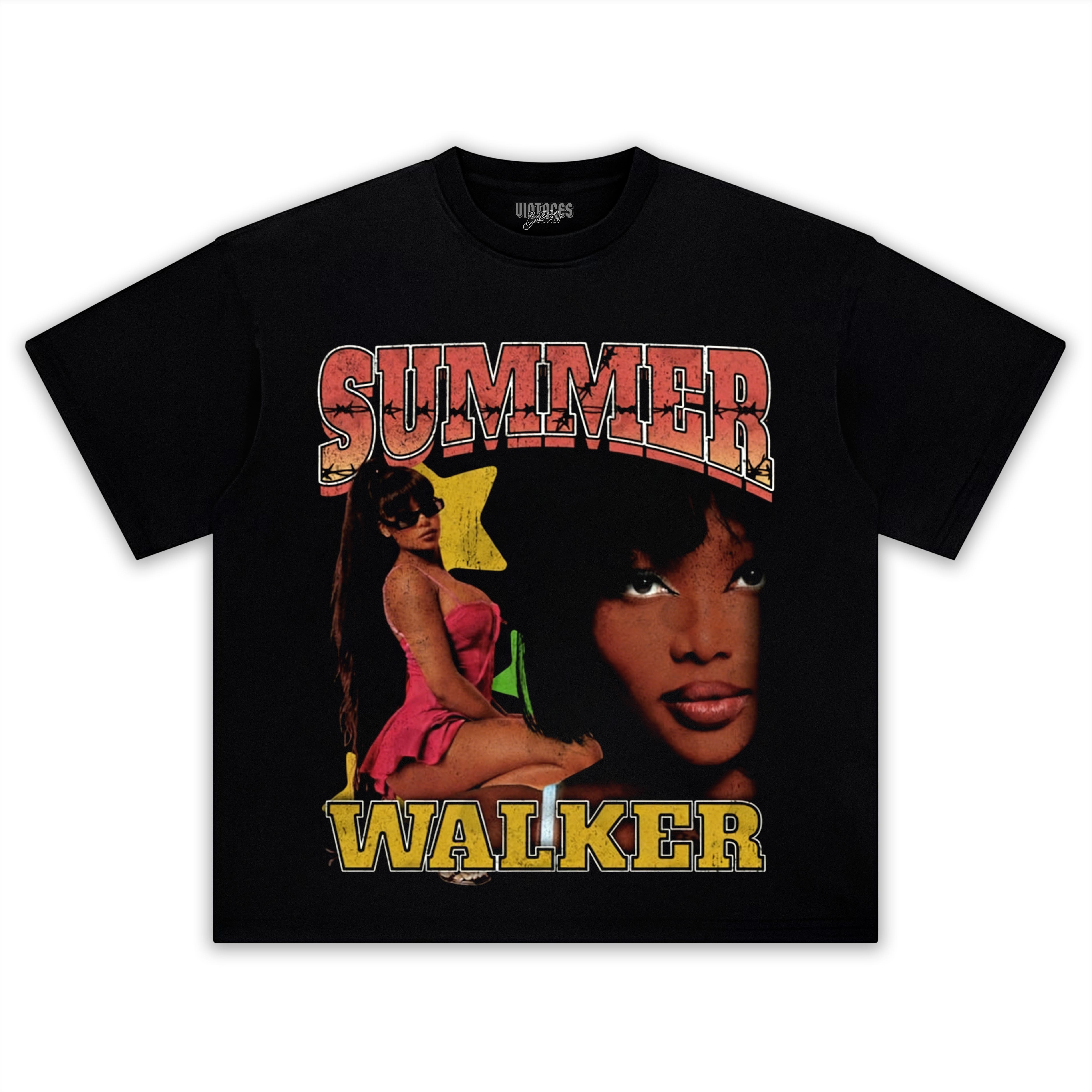 SUMMER WALKER - VINTAGE V3 TANK TOP & TEE & LONG SLEEVE & LAYERED LS & HOODIE