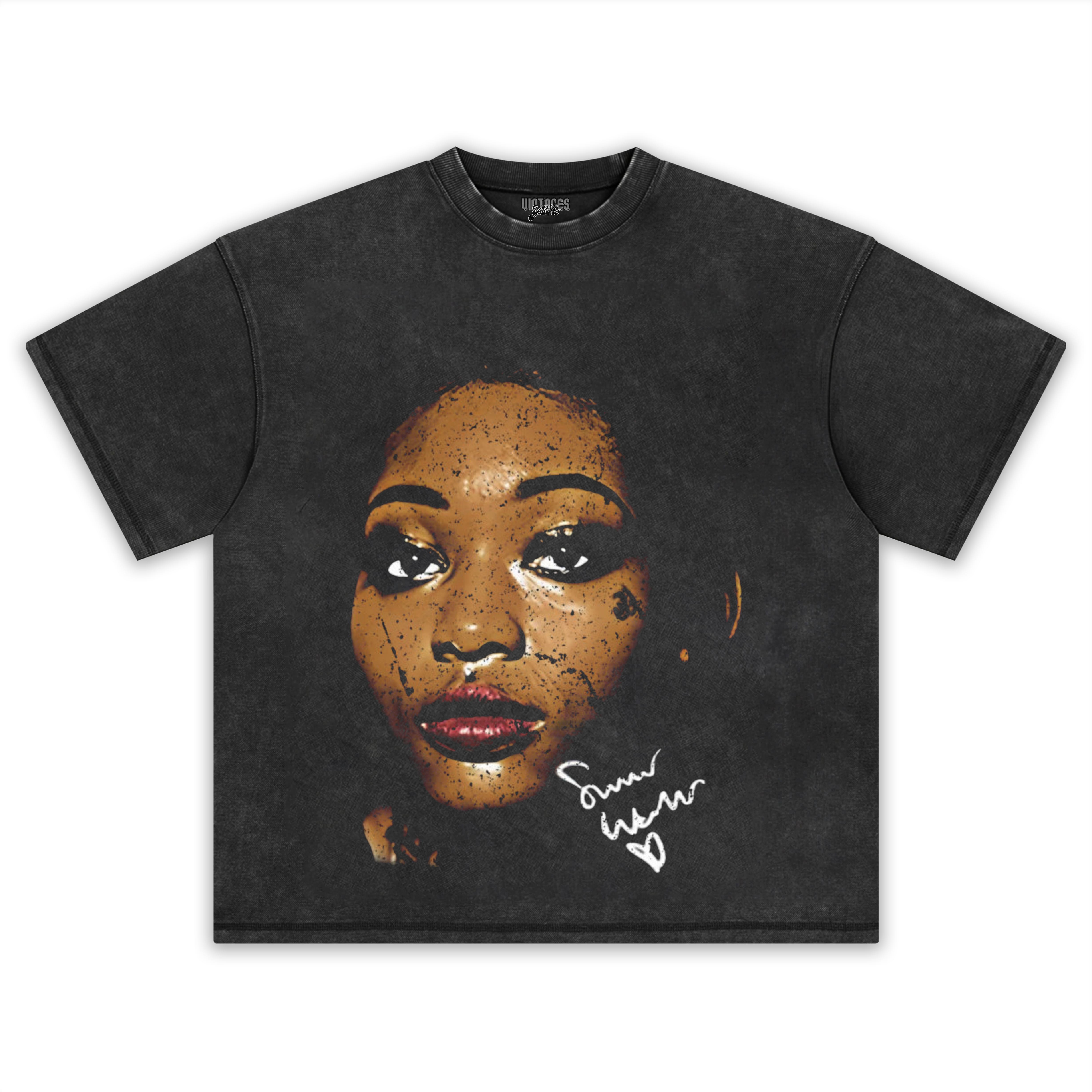 SUMMER WALKER BIG FACE TANK TOP & TEE & LONG SLEEVE & LAYERED LS & HOODIE