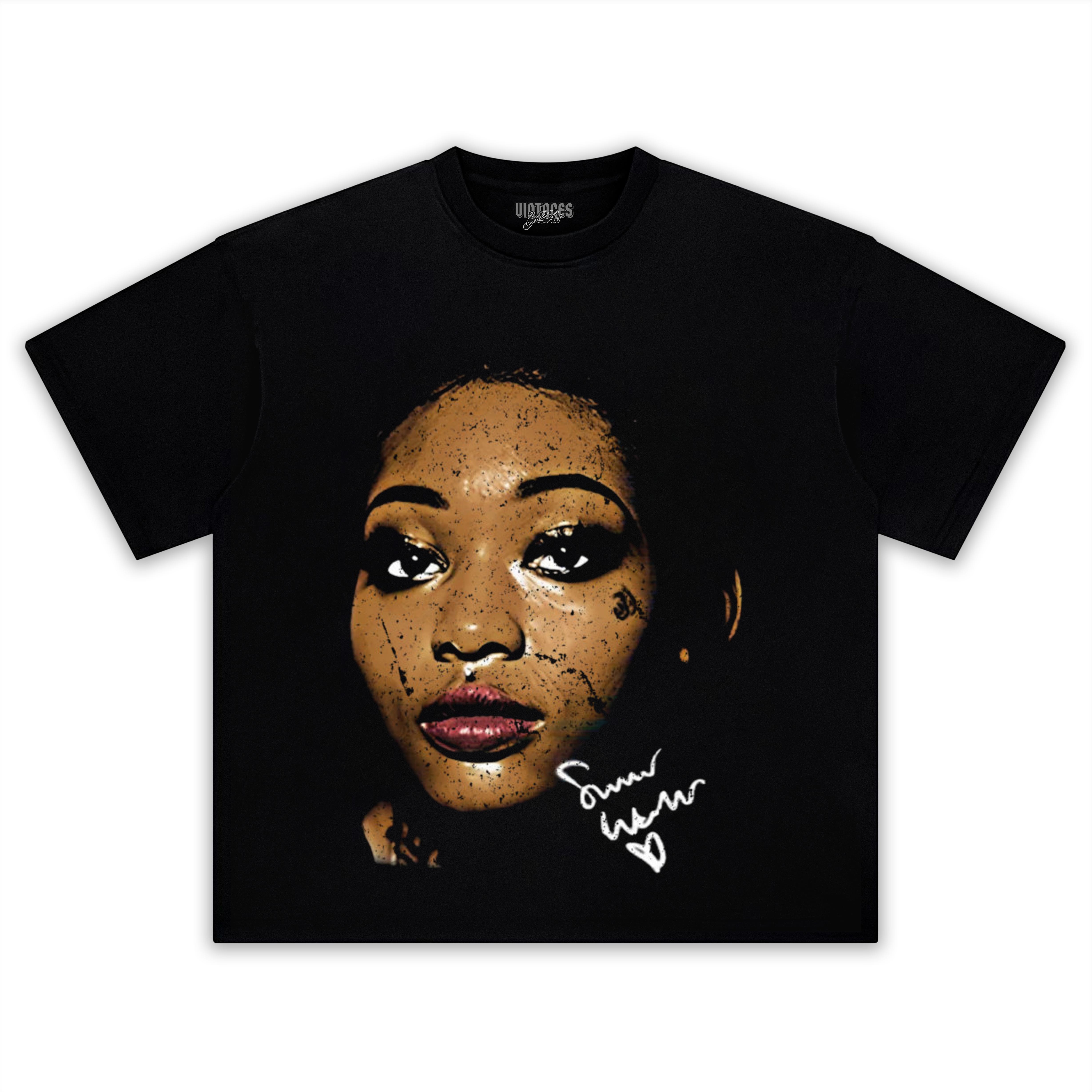 SUMMER WALKER BIG FACE TANK TOP & TEE & LONG SLEEVE & LAYERED LS & HOODIE