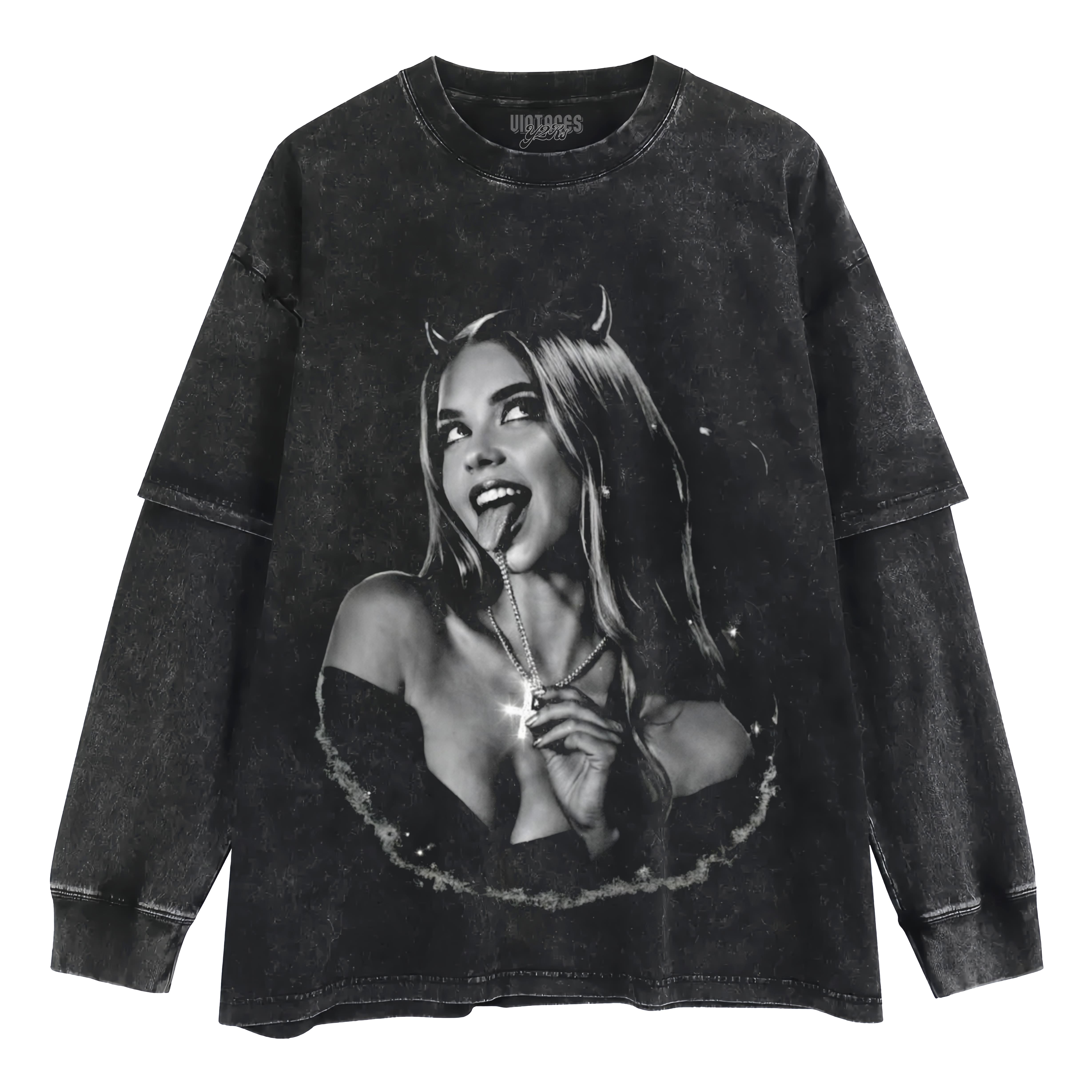 SYDNEY SWEENEY DEVIL TANK TOP & TEE & LONG SLEEVE & LAYERED LS & HOODIE