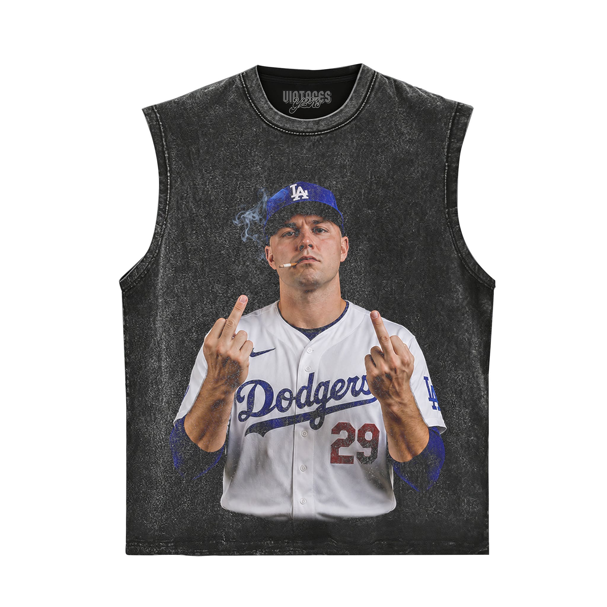 TARIK SKUBAL MIDDLE FINGER TANK TOP & TEE & LONG SLEEVE & LAYERED LS & HOODIE