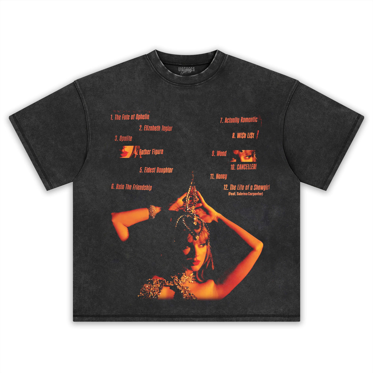 TAYLOR SWIFT & THE LIFE OF A SHOWGIRL 11.0 TEE