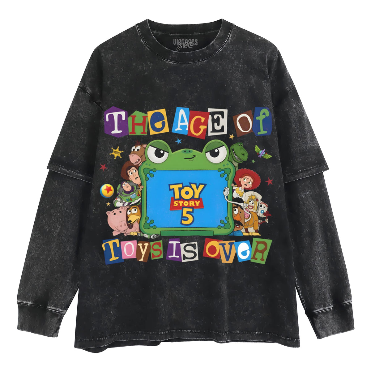 THE AGE OF TOYS IS OVER TOY STORY 5 TANK TOP & TEE & LONG SLEEVE & LAYERED LS & HOODIE