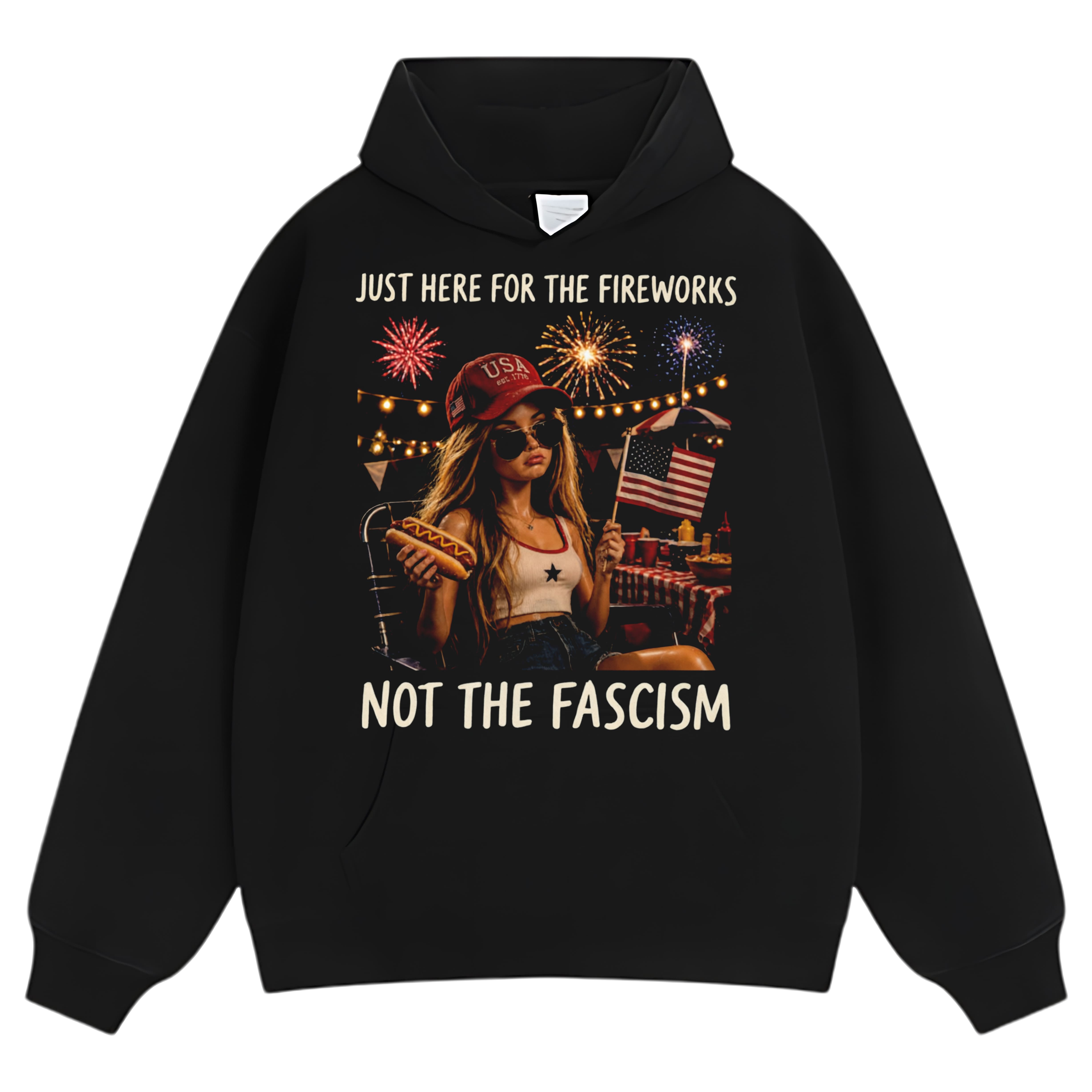 THE FIREWORKS FUNNY 4TH OF JULY - BARBIE DOLL MEME TANK TOP & TEE & LONG SLEEVE & LAYERED LS & HOODIE