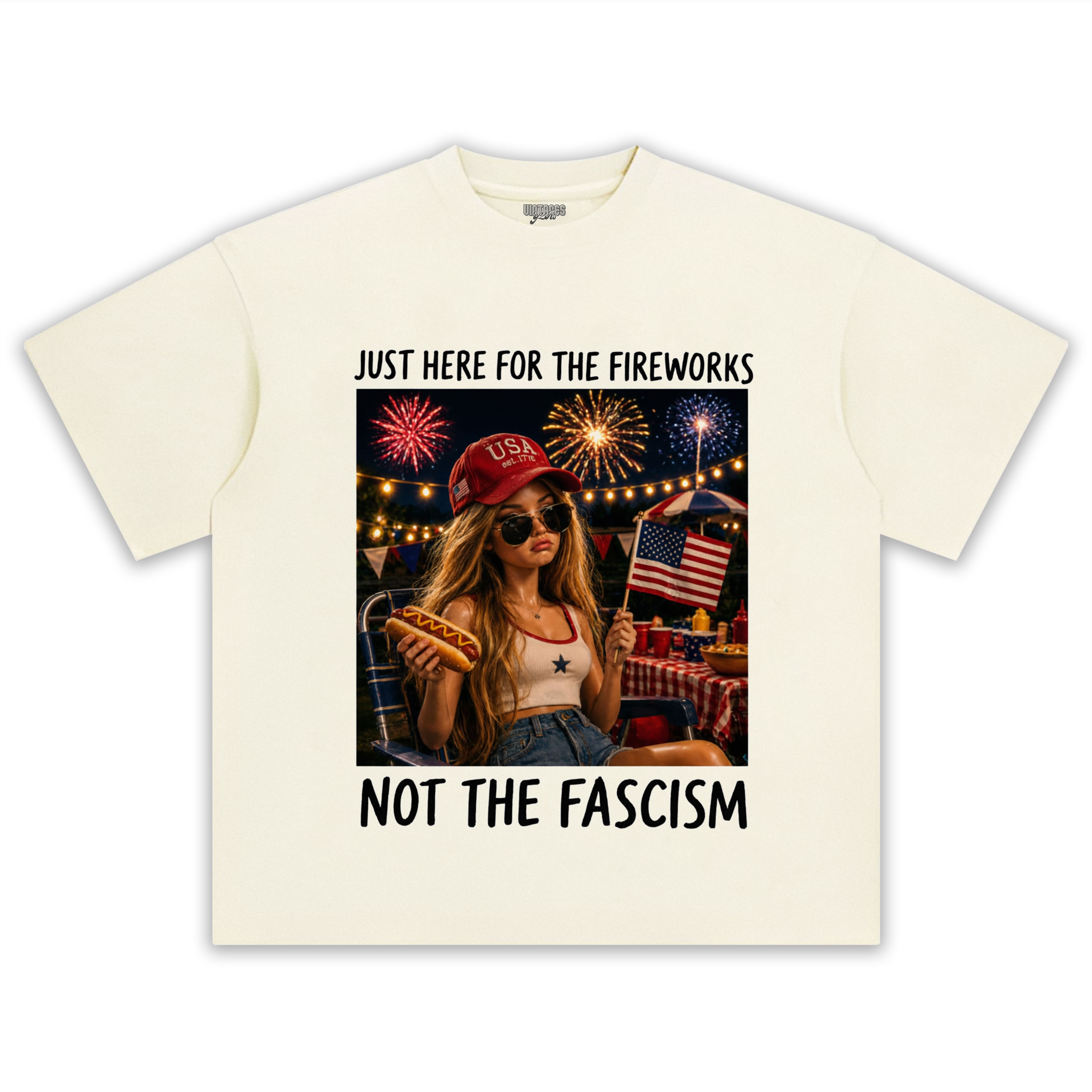 THE FIREWORKS FUNNY 4TH OF JULY - BARBIE DOLL MEME TANK TOP & TEE & LONG SLEEVE & LAYERED LS & HOODIE