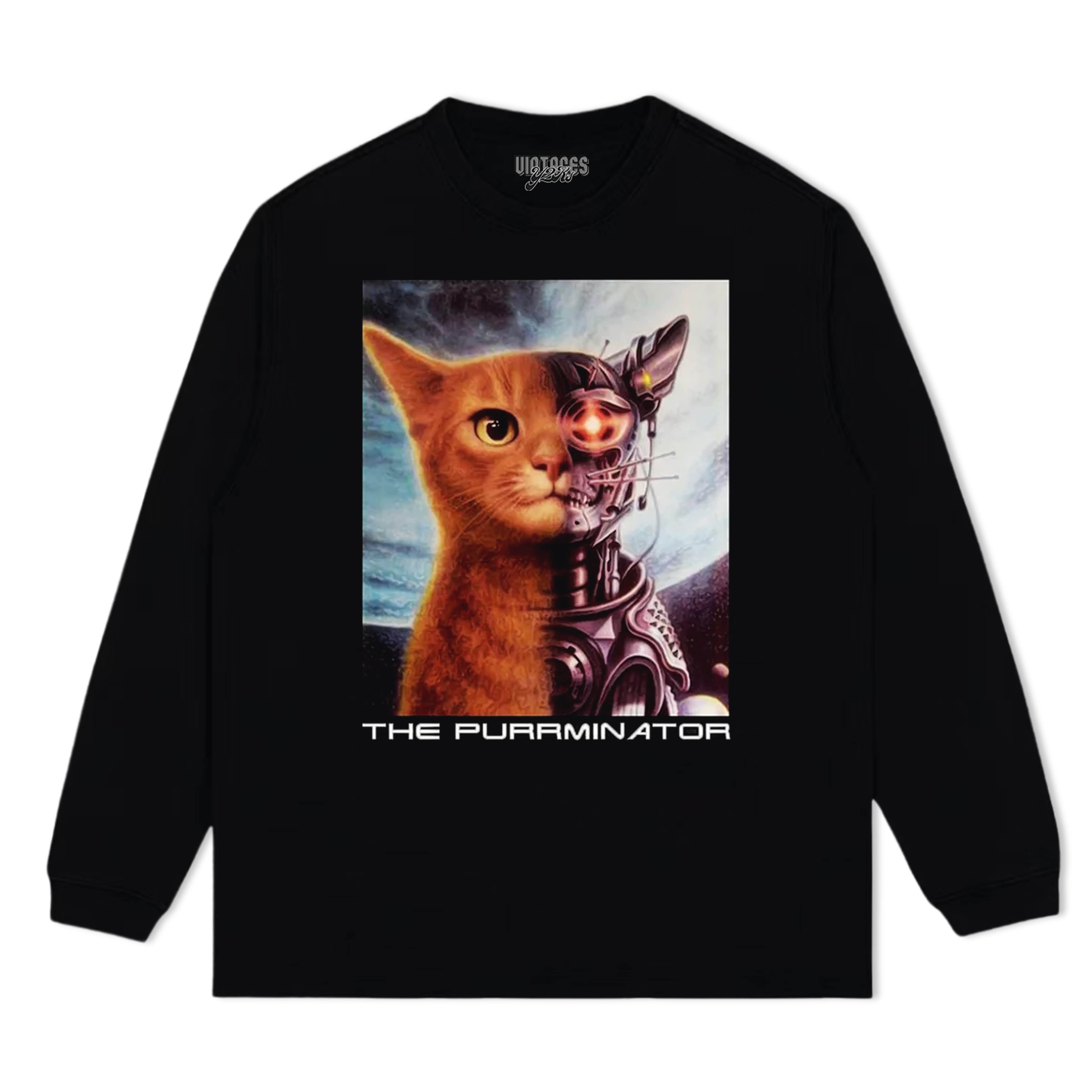THE PURRMINATOR TEE & LS & HOODIE