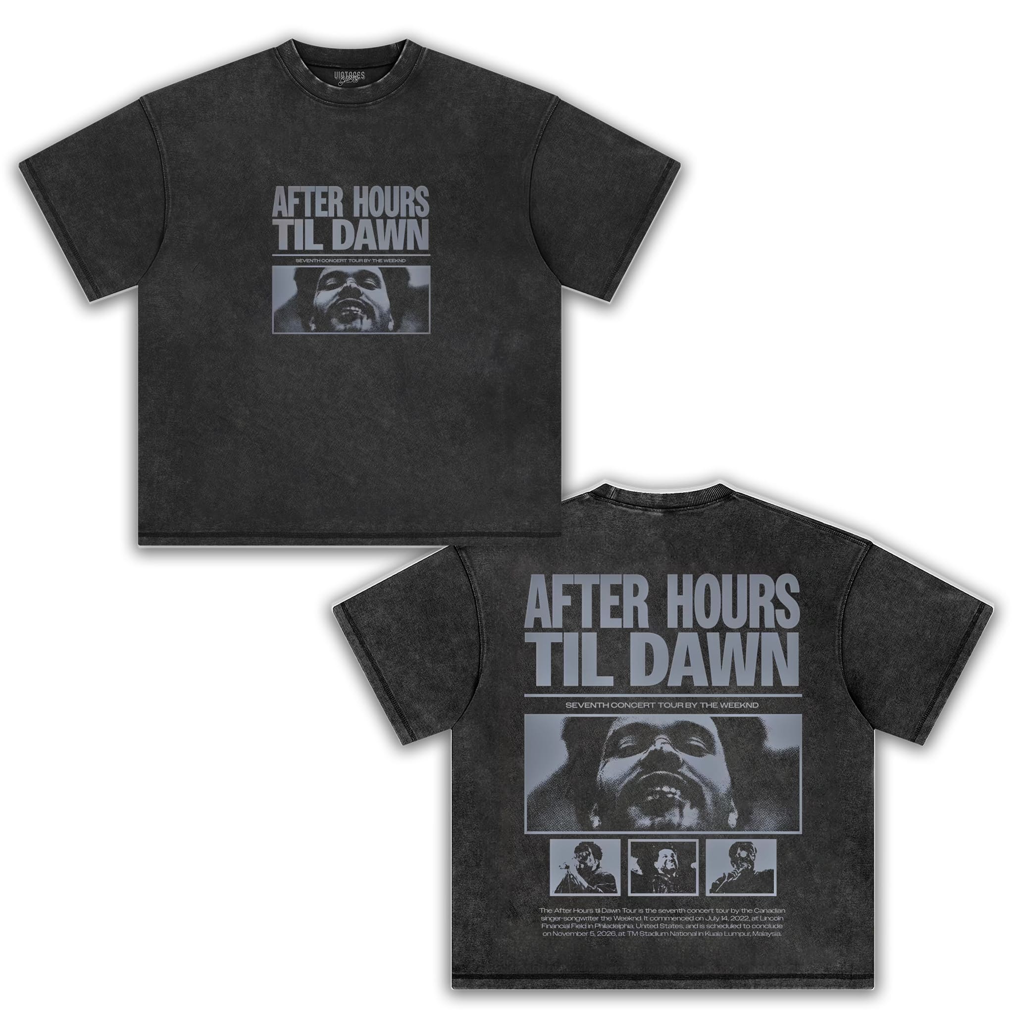 THE WEEKND - THE WEEKND - AFTER HOURS TIL DAWN POSTER TANK TOP & TEE