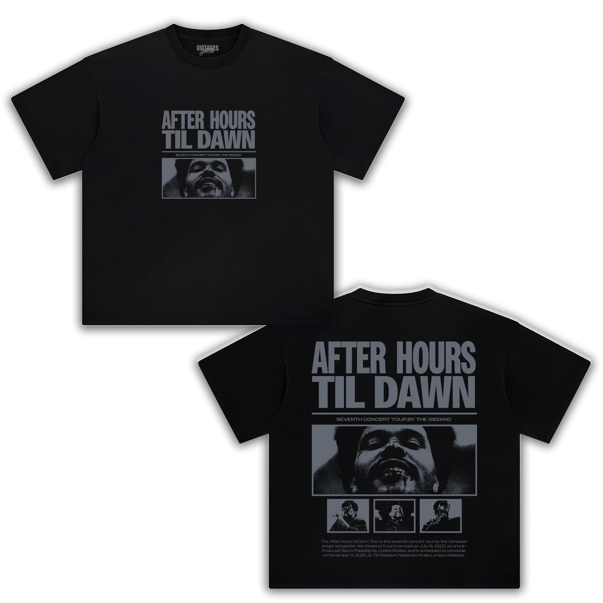 THE WEEKND - THE WEEKND - AFTER HOURS TIL DAWN POSTER TANK TOP & TEE