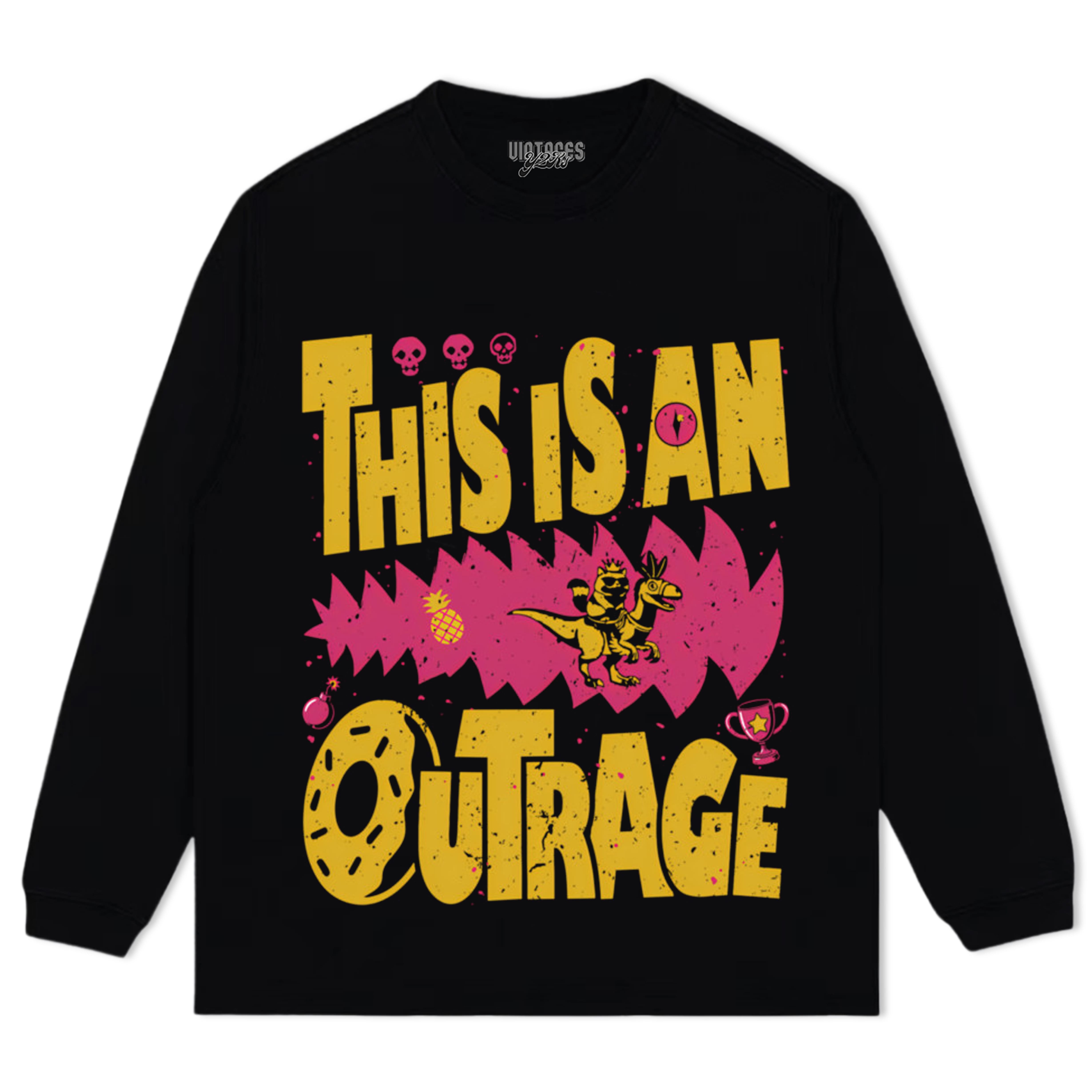 THIS IS AN OUTRAGE DUNGEON CRAWLER CARL MEME TEE & LS & HOODIE