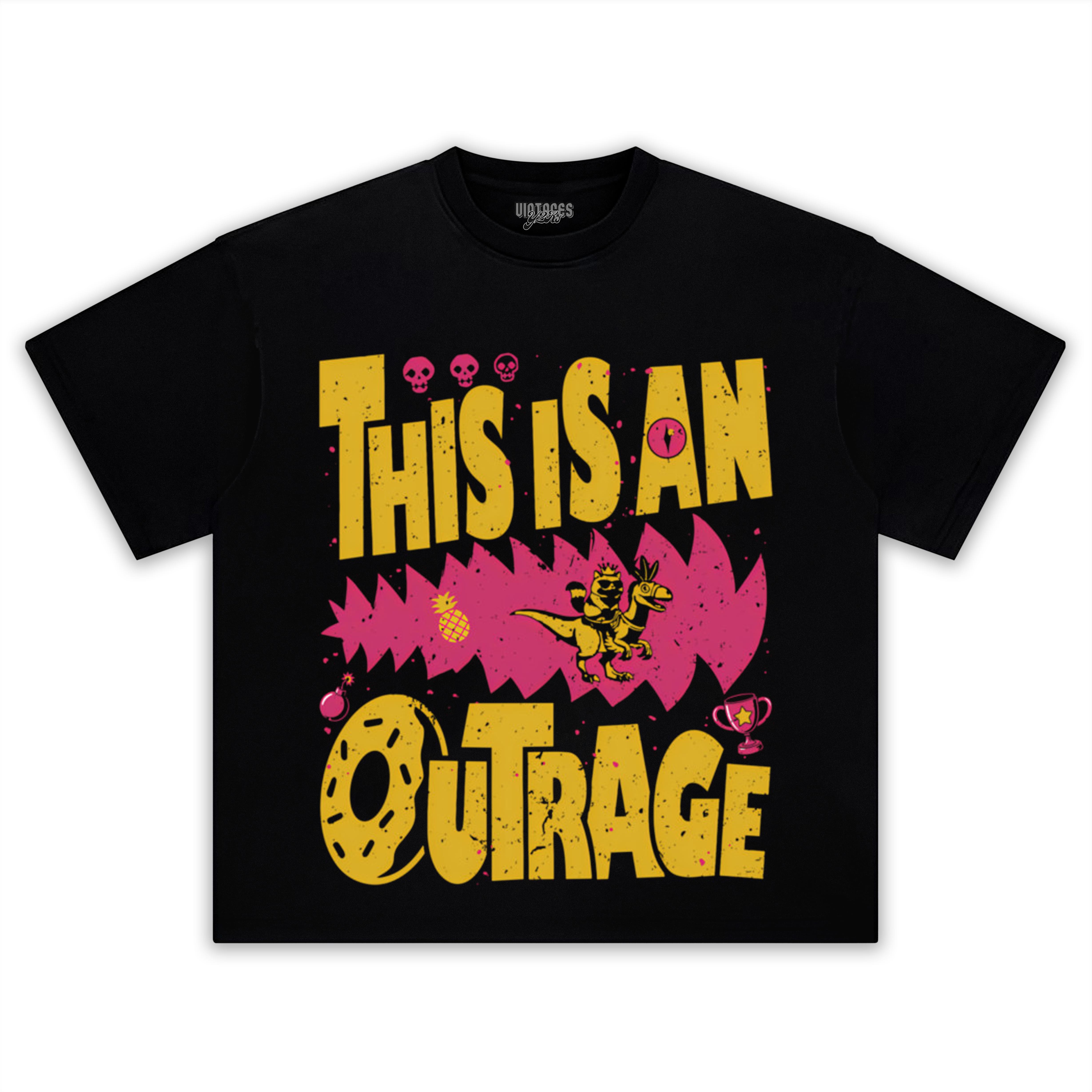 THIS IS AN OUTRAGE DUNGEON CRAWLER CARL MEME TEE & LS & HOODIE