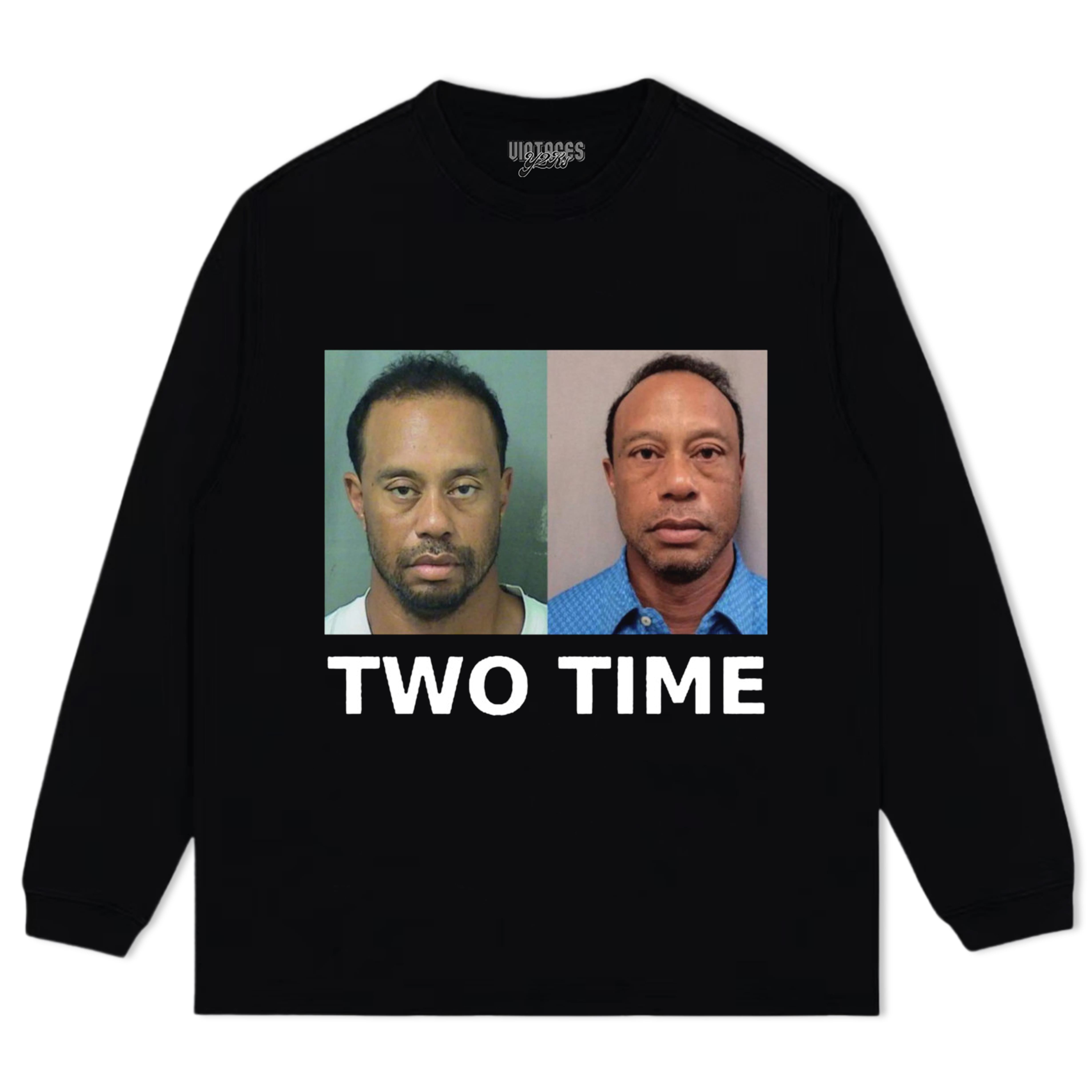 TIGER WOODS MUGSHOT TWO TIME TANK TOP & TEE & LONG SLEEVE & LAYERED LS & HOODIE