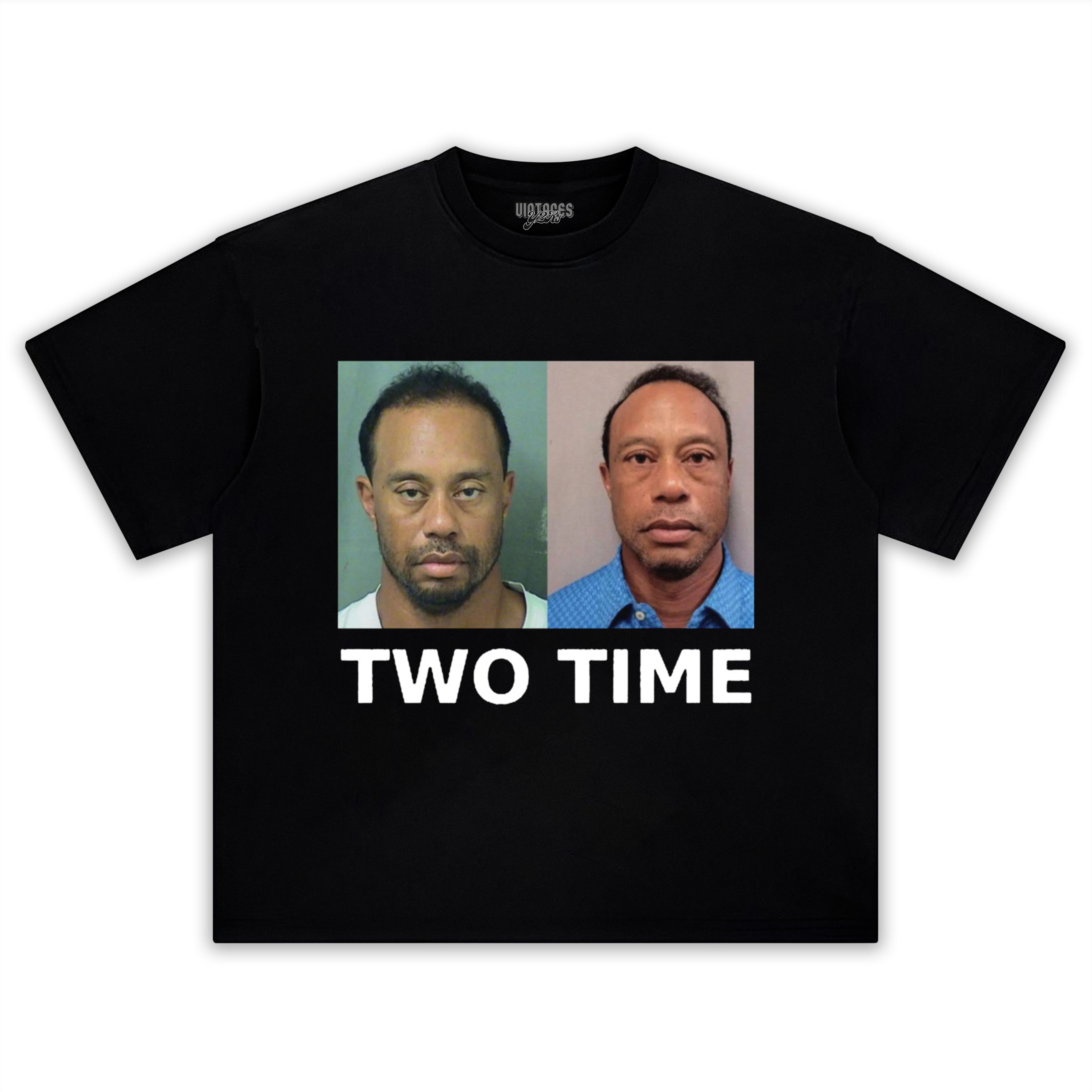 TIGER WOODS MUGSHOT TWO TIME TANK TOP & TEE & LONG SLEEVE & LAYERED LS & HOODIE