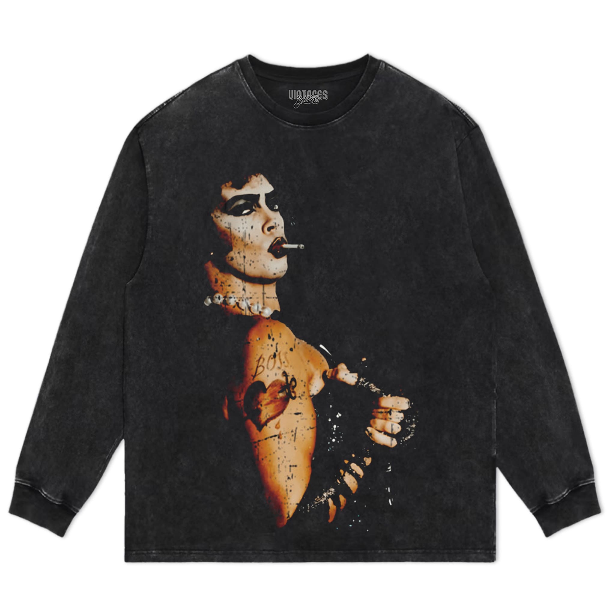 TIM CURRY - THE ROCKY HORROR PICTURE SHOW TANK TOP & TEE & LONG SLEEVE & LAYERED LS & HOODIE
