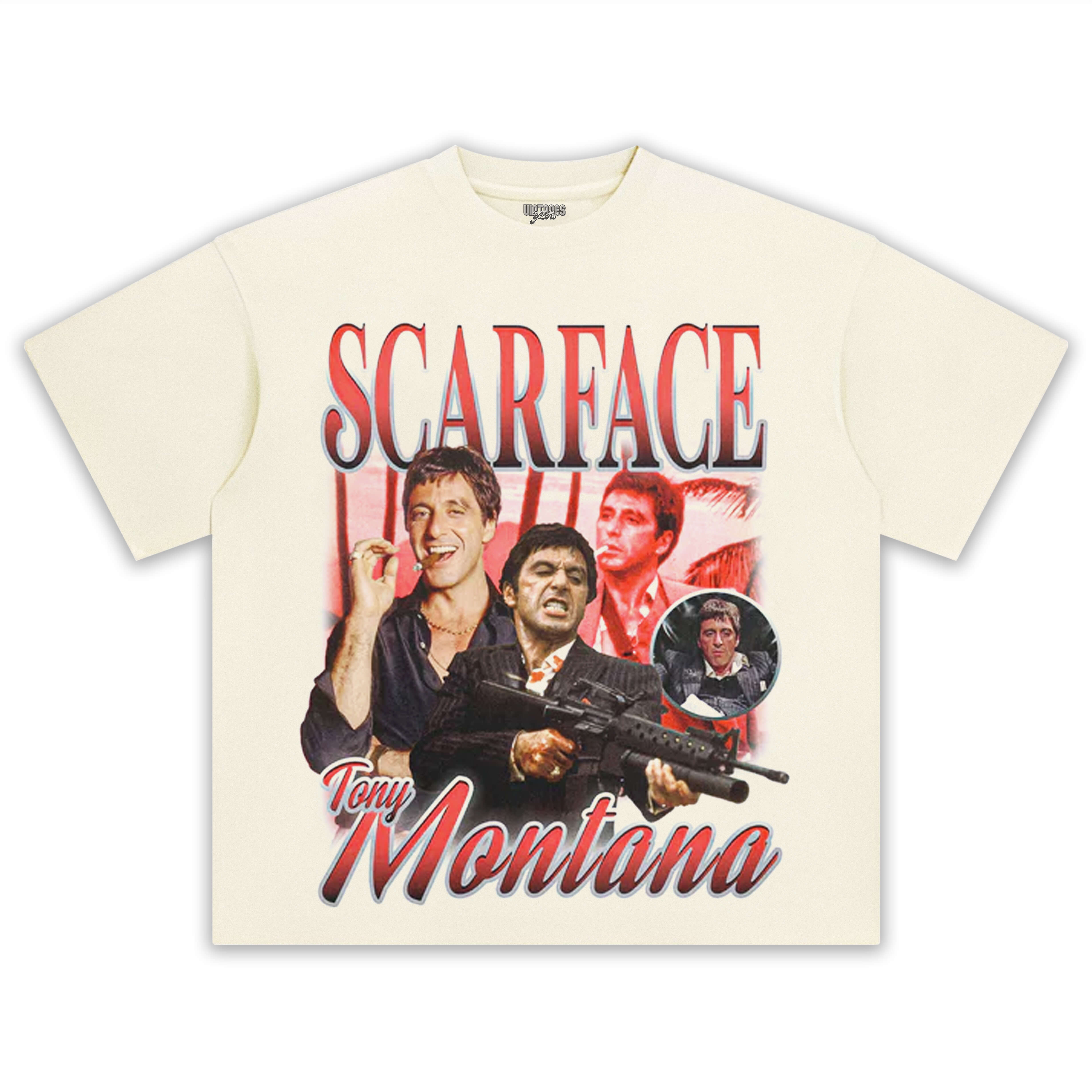 TONY MONTANA SCARFACE TEE & LS & HOODIE
