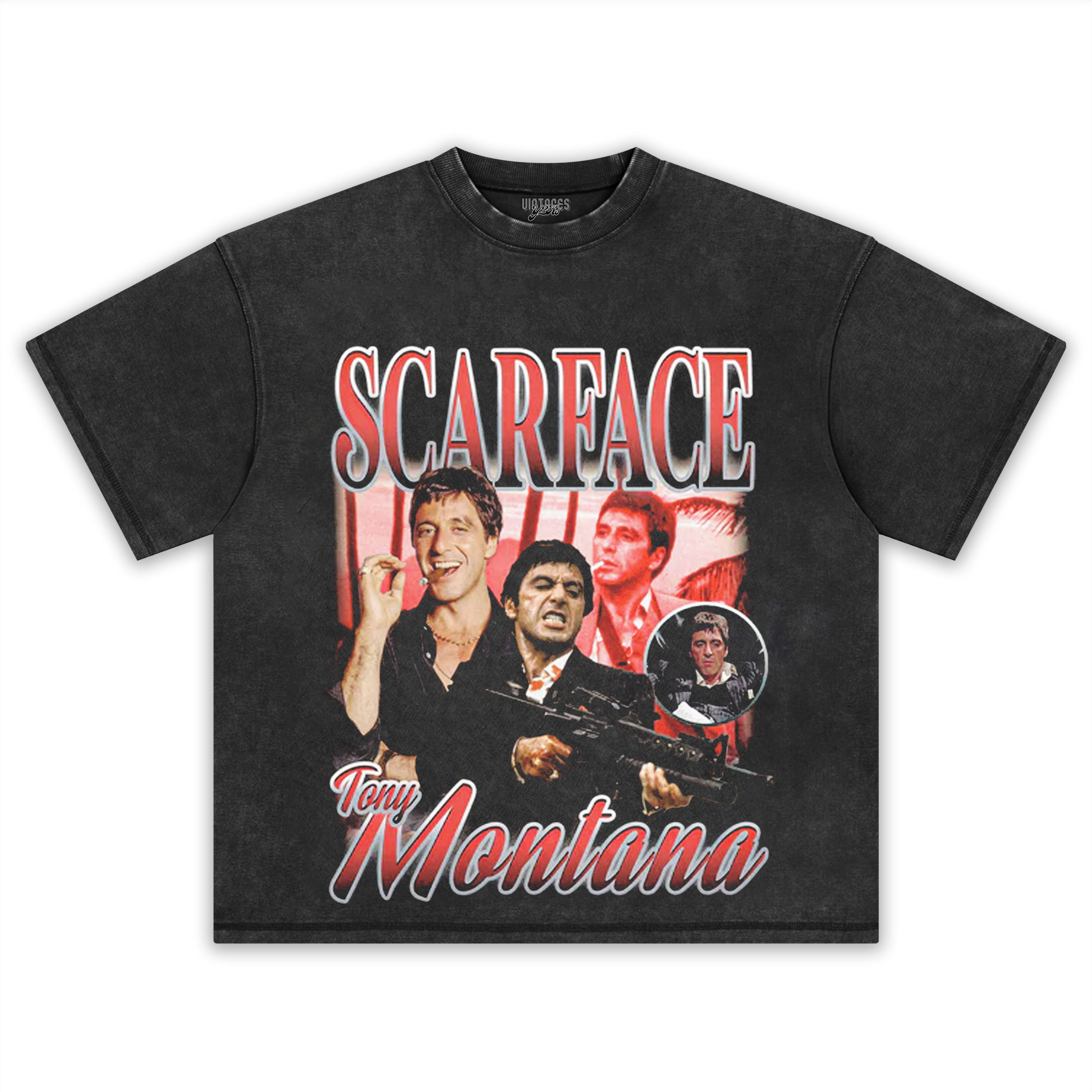 TONY MONTANA SCARFACE TEE & LS & HOODIE