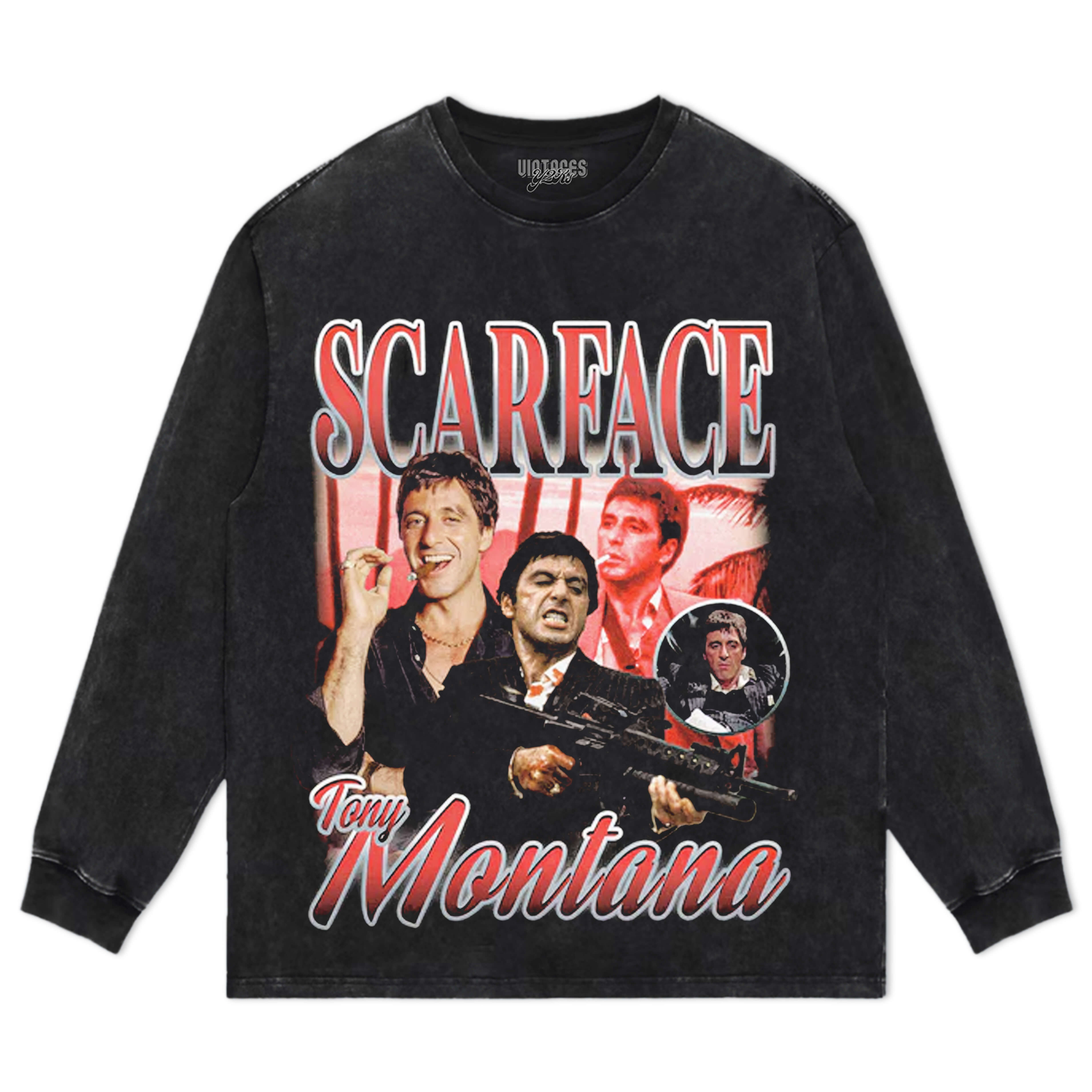 TONY MONTANA SCARFACE TEE & LS & HOODIE