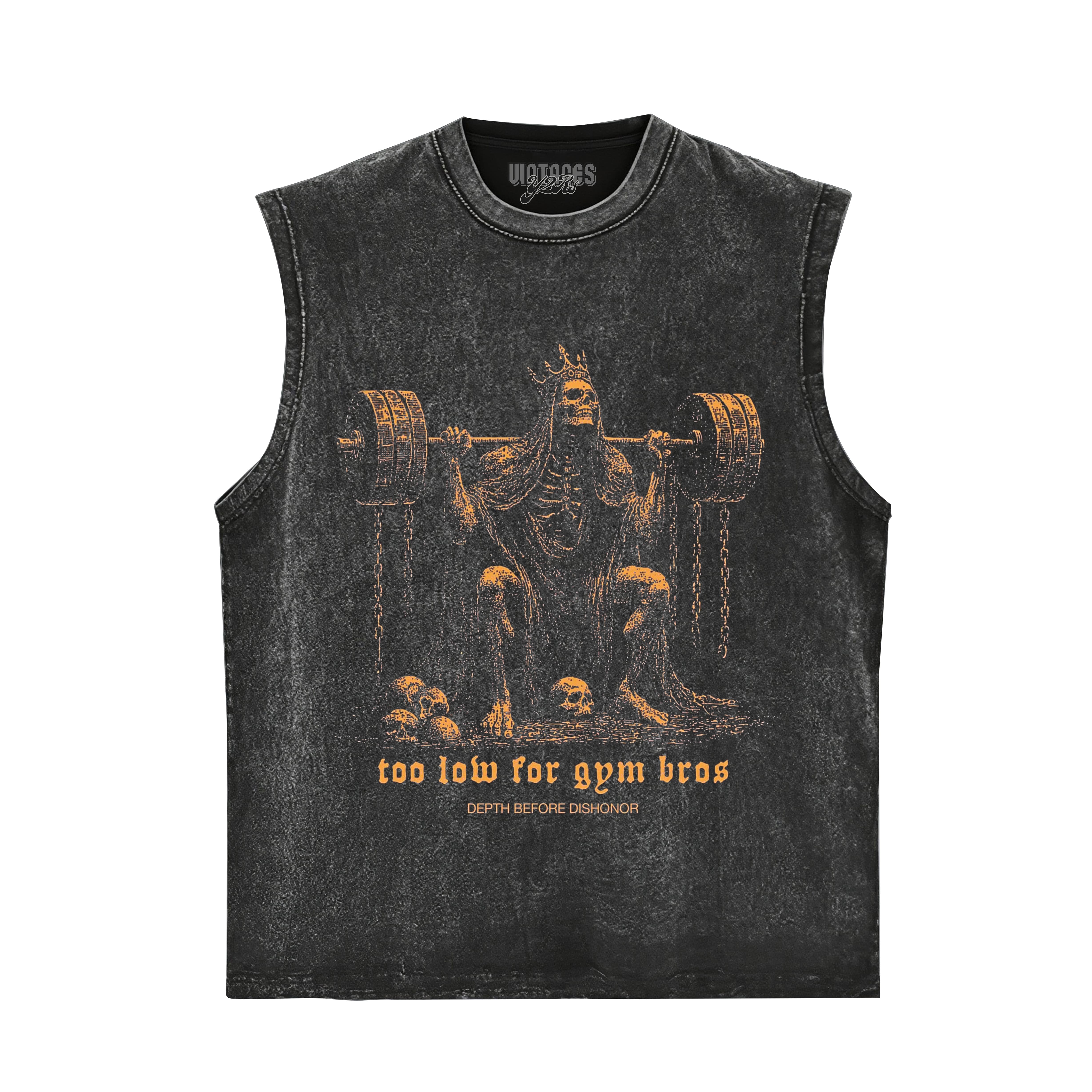 TOO LOW FOR GYM BROS GOLD V2 TANK TOP & TEE & LONG SLEEVE & LAYERED LS & HOODIE