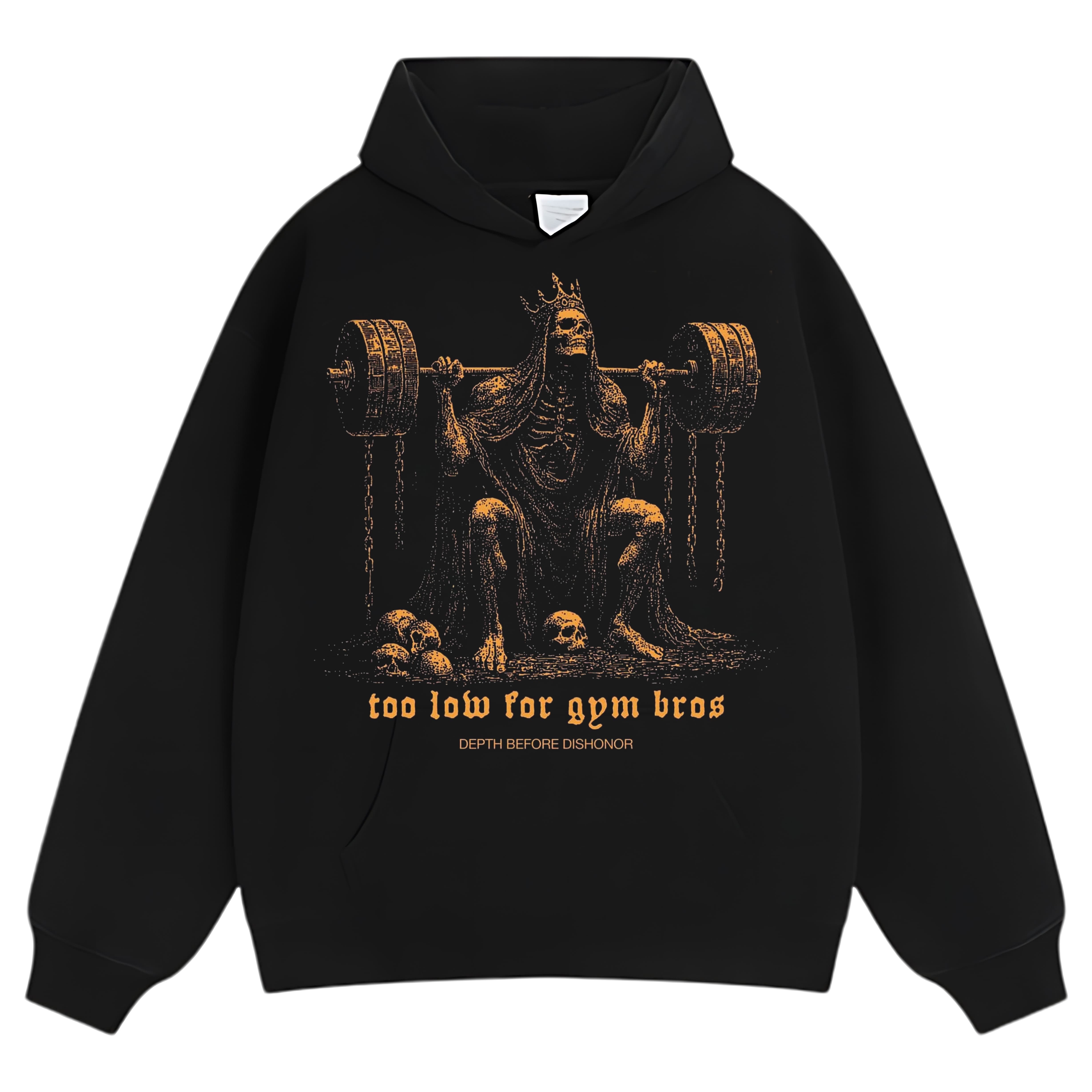 TOO LOW FOR GYM BROS GOLD V2 TANK TOP & TEE & LONG SLEEVE & LAYERED LS & HOODIE