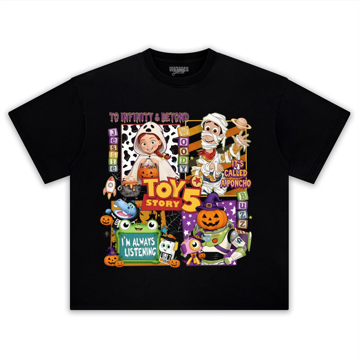 TOY STORY 5 HALLOWEEN COSTUME PANELS TANK TOP & TEE & LONG SLEEVE & LAYERED LS & HOODIE