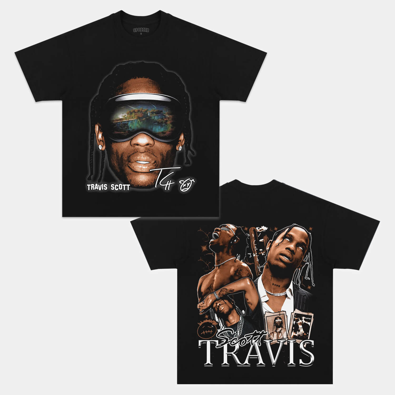 TRAVIS SCOTT 3V TEE - Y2K VINTAGES
