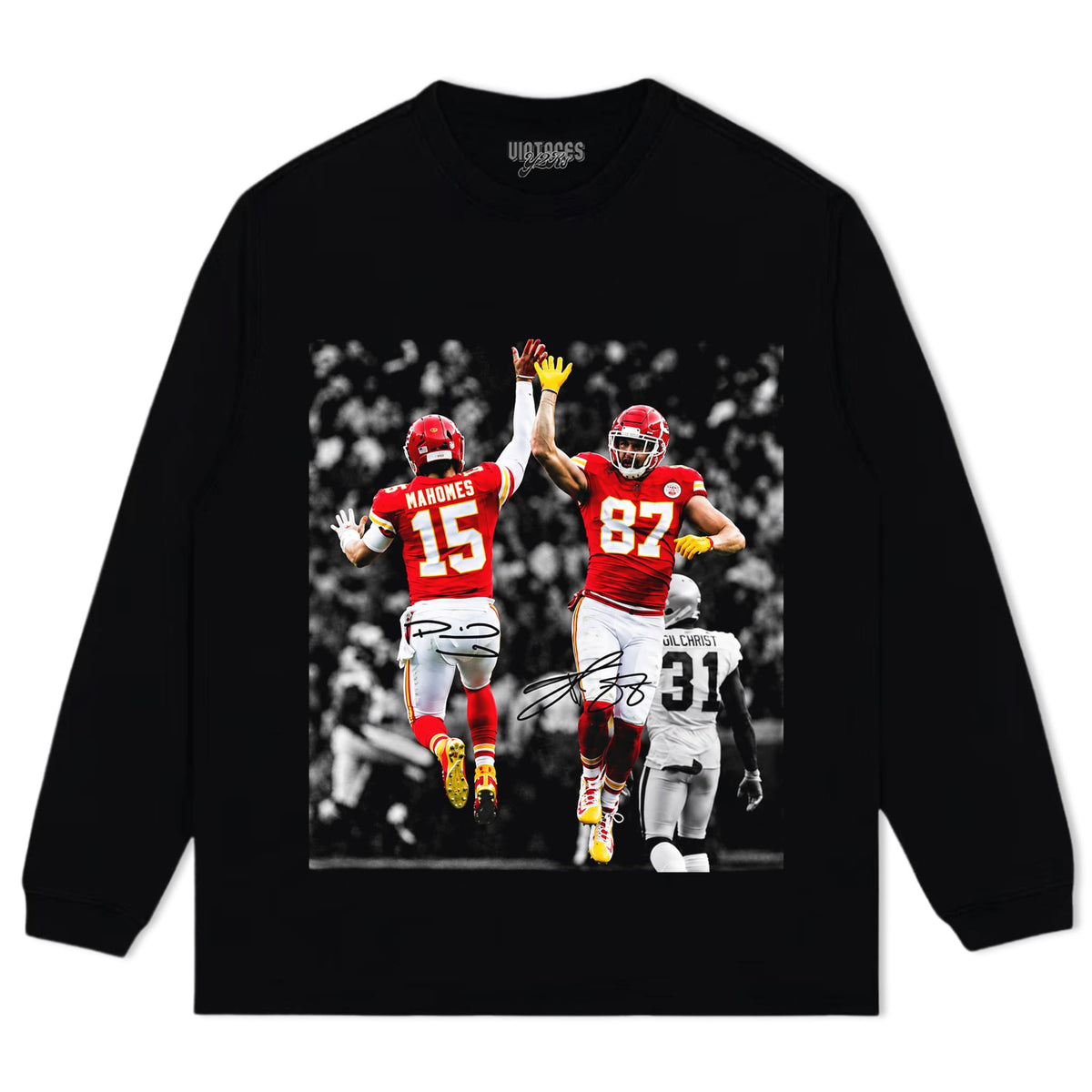 TRAVIS KELCE & PATRICK MAHOMES TANK TOP & TEE & LONG SLEEVE & LAYERED LS & HOODIE