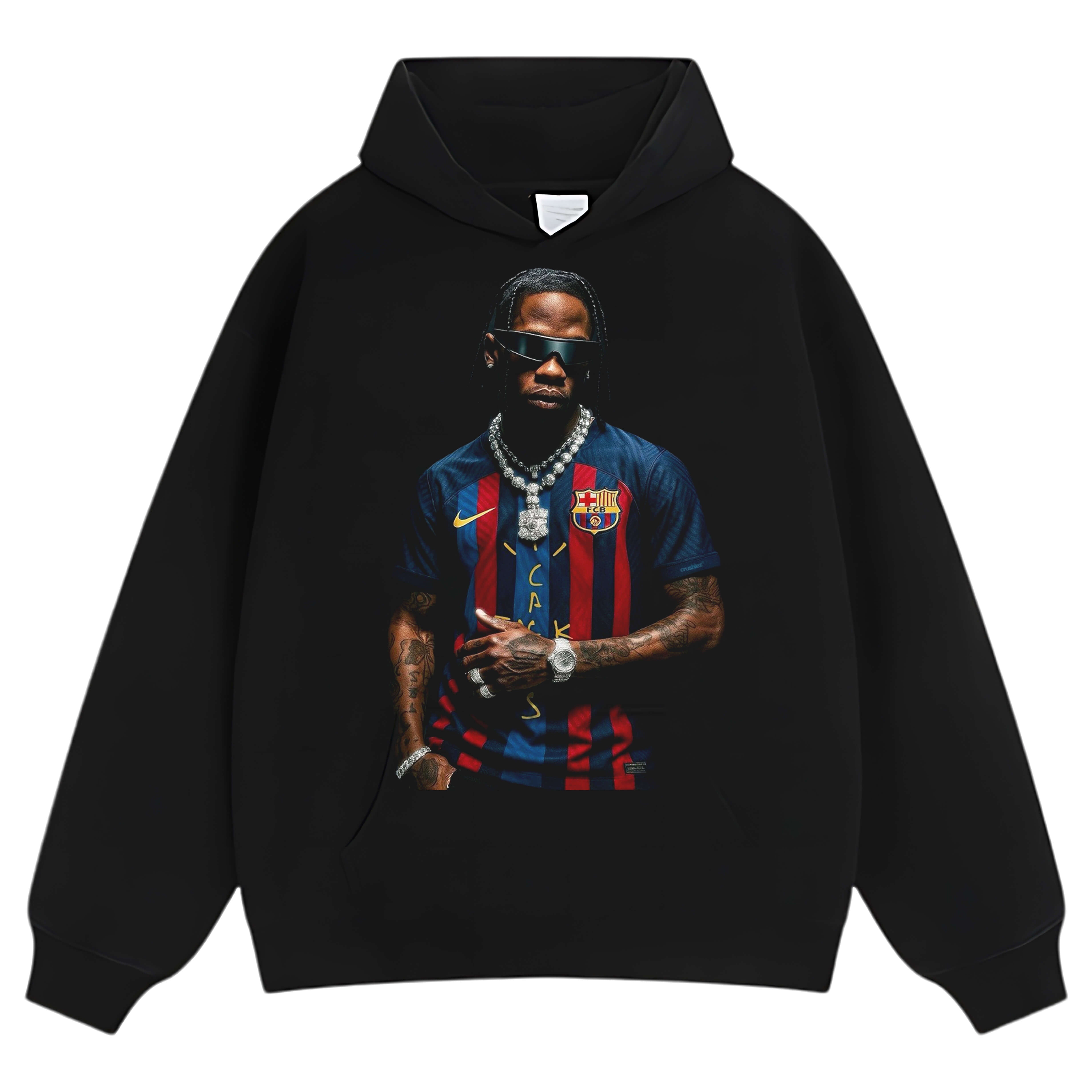 TRAVIS SCORTT & FC BARCELONA TEE & LS & HOODIE