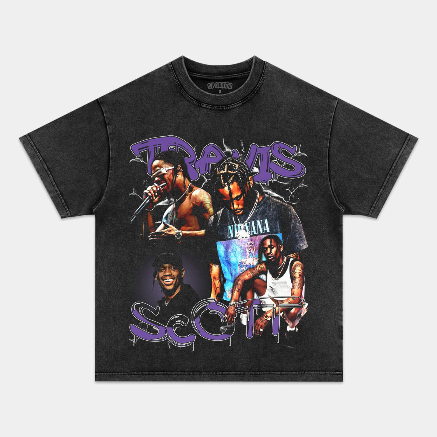 TRAVIS SCOTT TEE 2J - Y2K VINTAGES