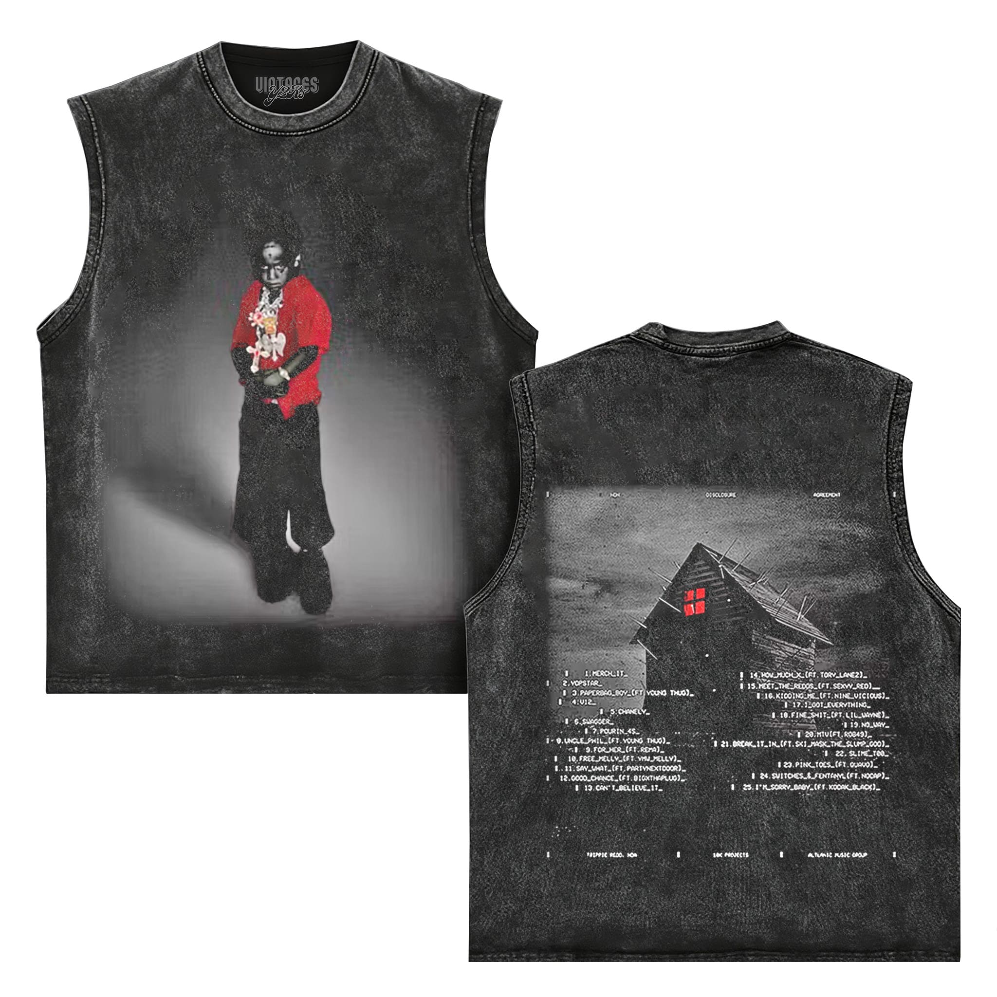 TRIPPIE REDD NDA V2 TANK TOP & TEE & LONG SLEEVE & LAYERED LS & HOODIE