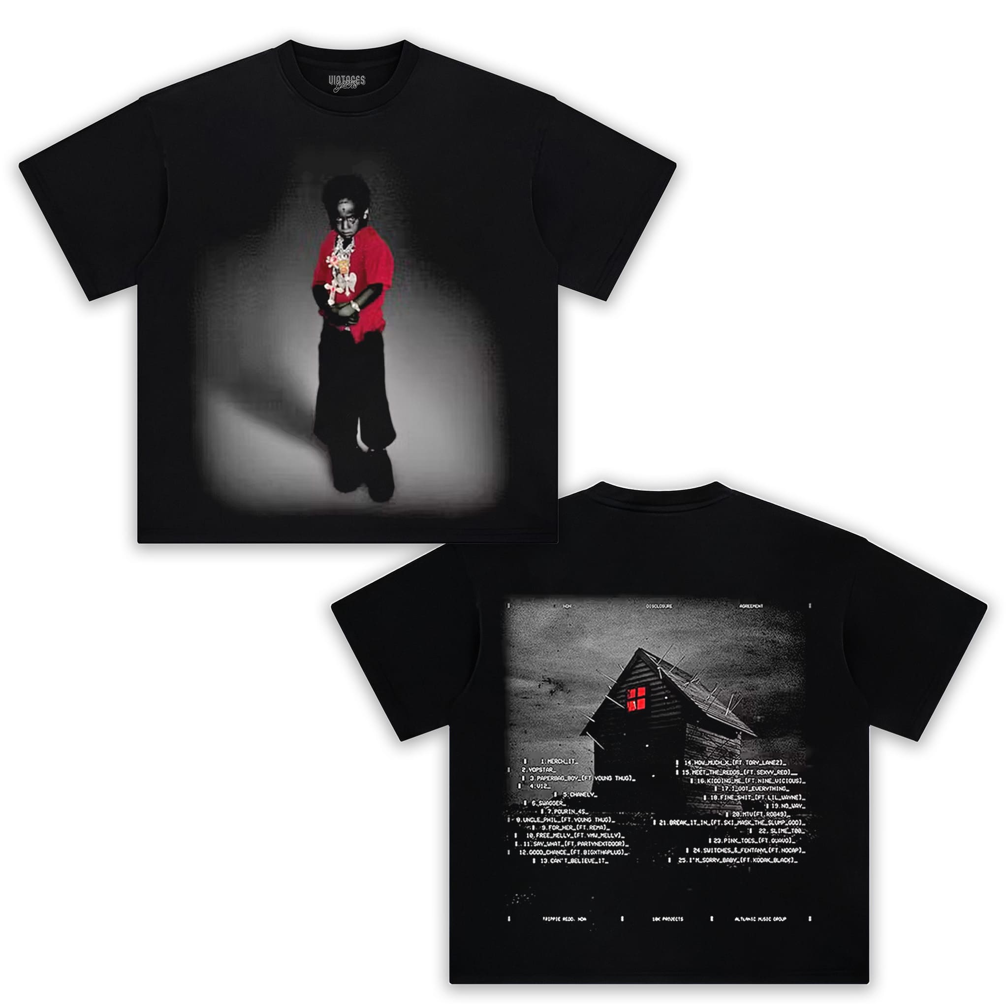 TRIPPIE REDD NDA V2 TANK TOP & TEE & LONG SLEEVE & LAYERED LS & HOODIE