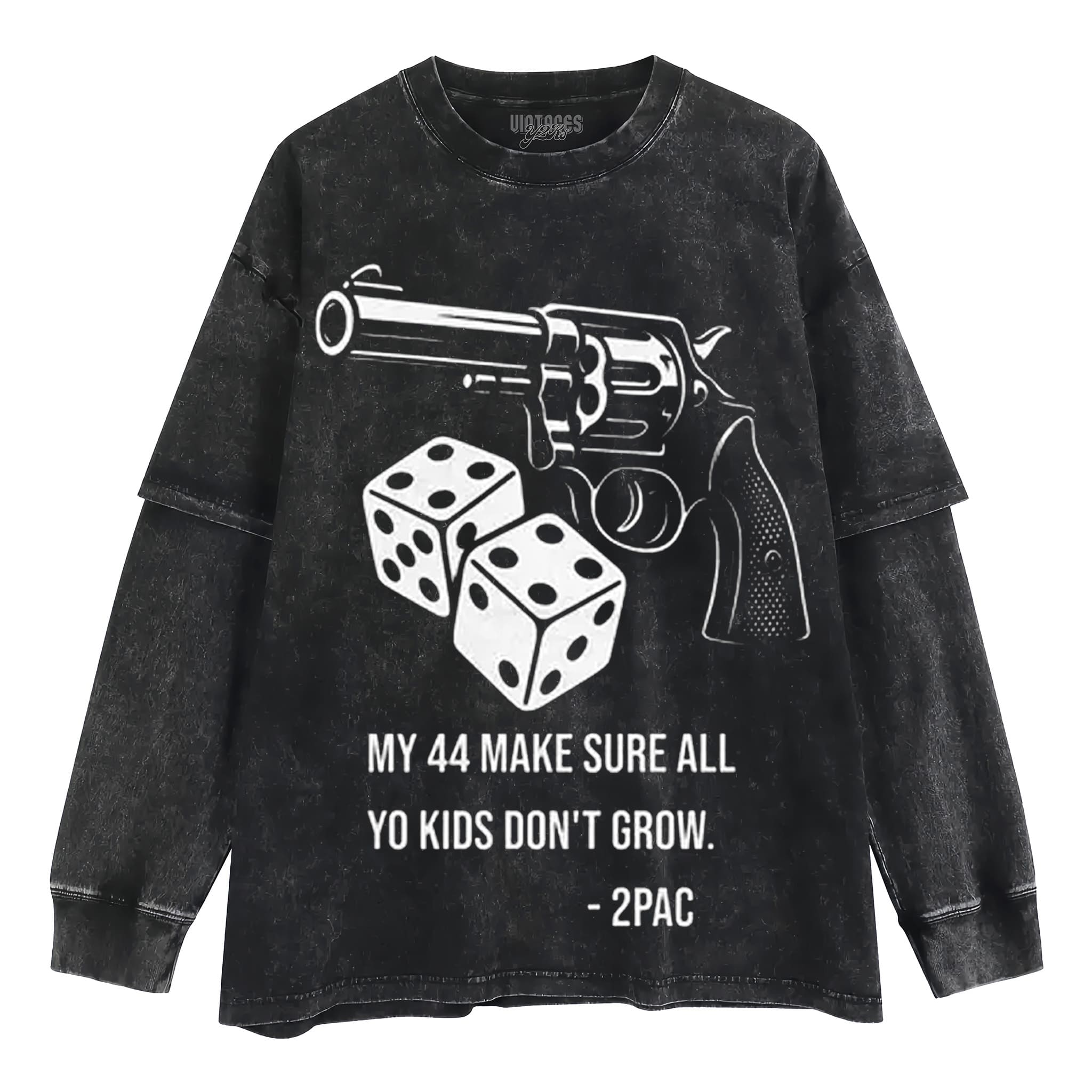 TUPAC QUOTE TANK TOP & TEE & LONG SLEEVE & LAYERED LS & HOODIE