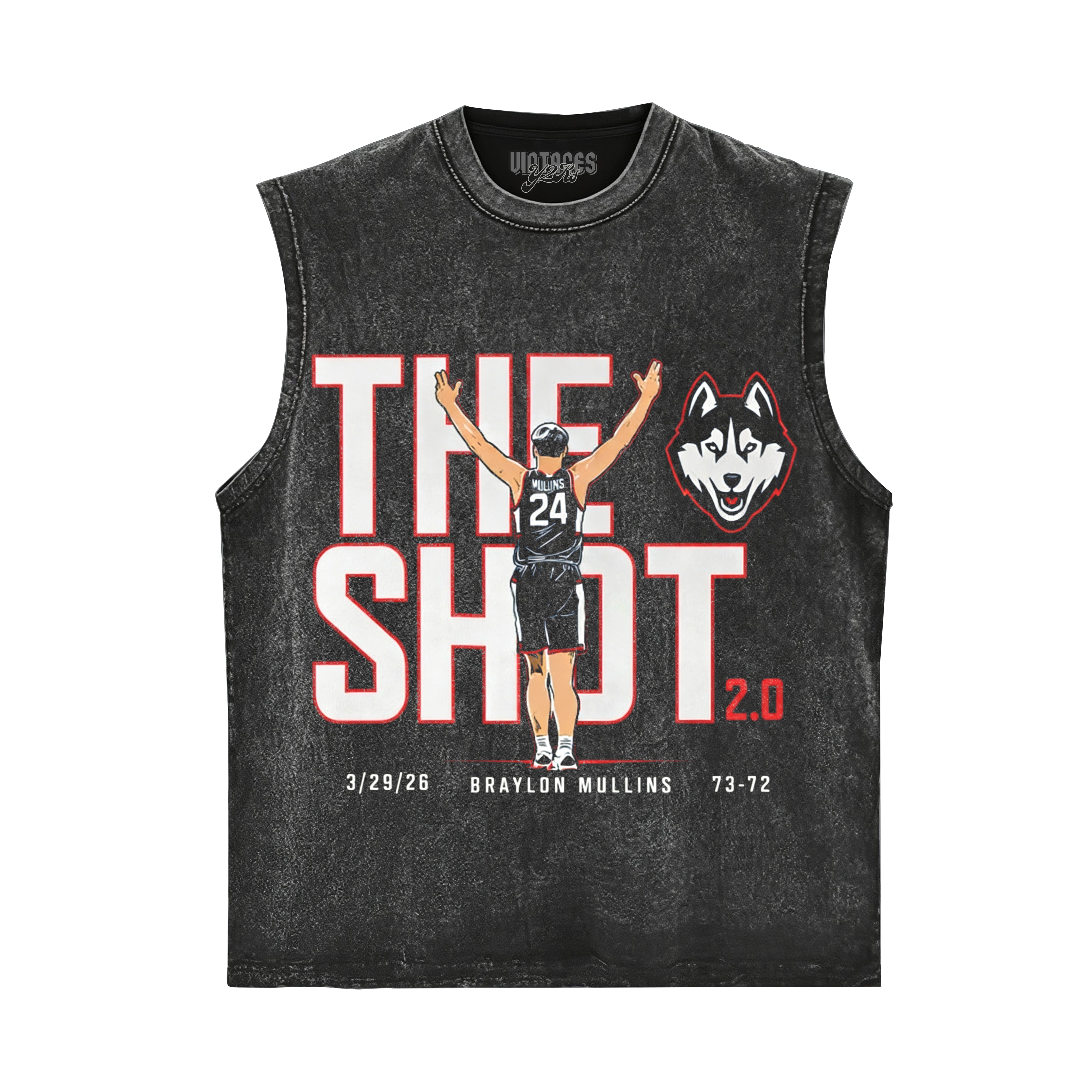 UCONN BASKETBALL BRAYLON MULLINS THE SHOT 2.0 TANK TOP & TEE & LONG SLEEVE & LAYERED LS & HOODIE