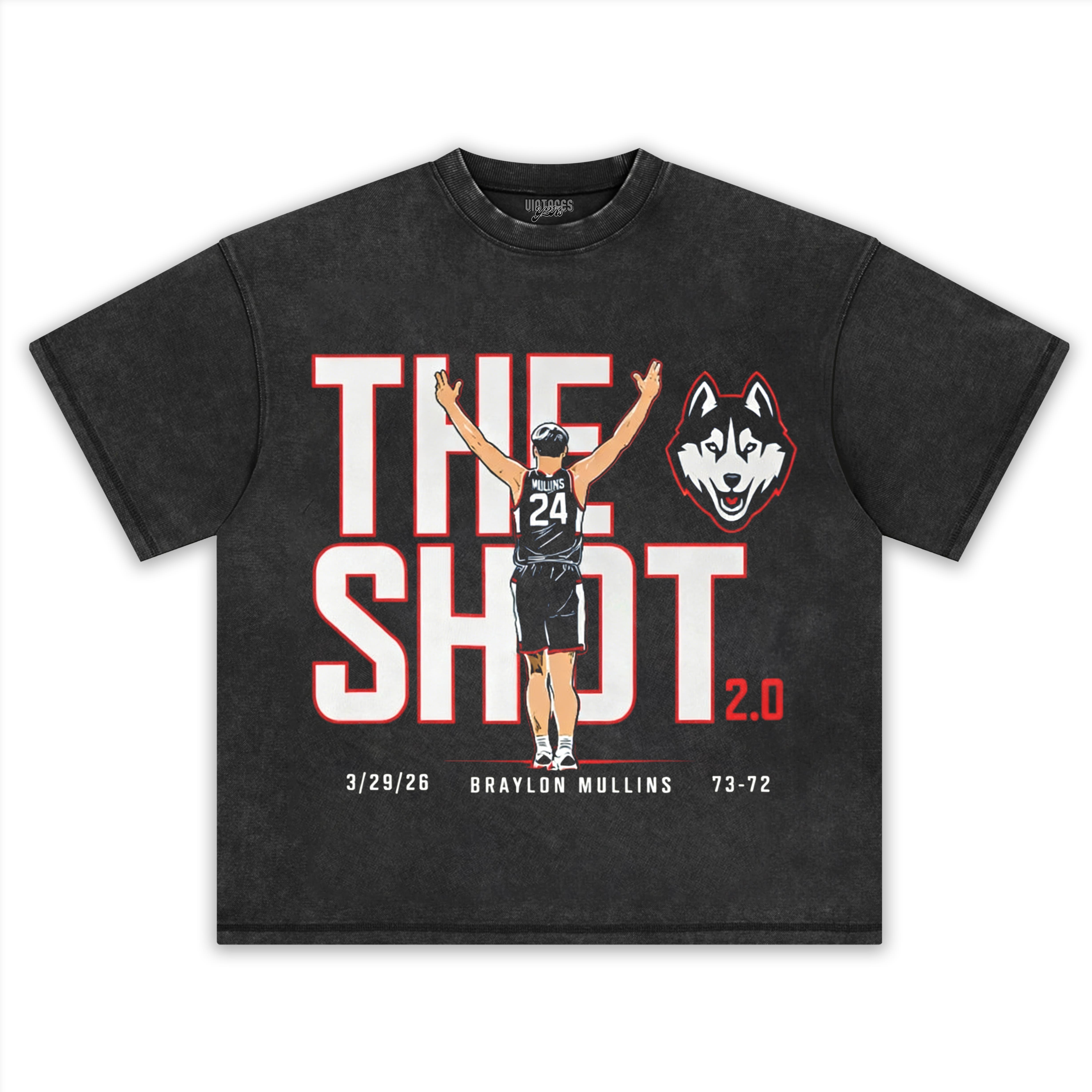 UCONN BASKETBALL BRAYLON MULLINS THE SHOT 2.0 TANK TOP & TEE & LONG SLEEVE & LAYERED LS & HOODIE