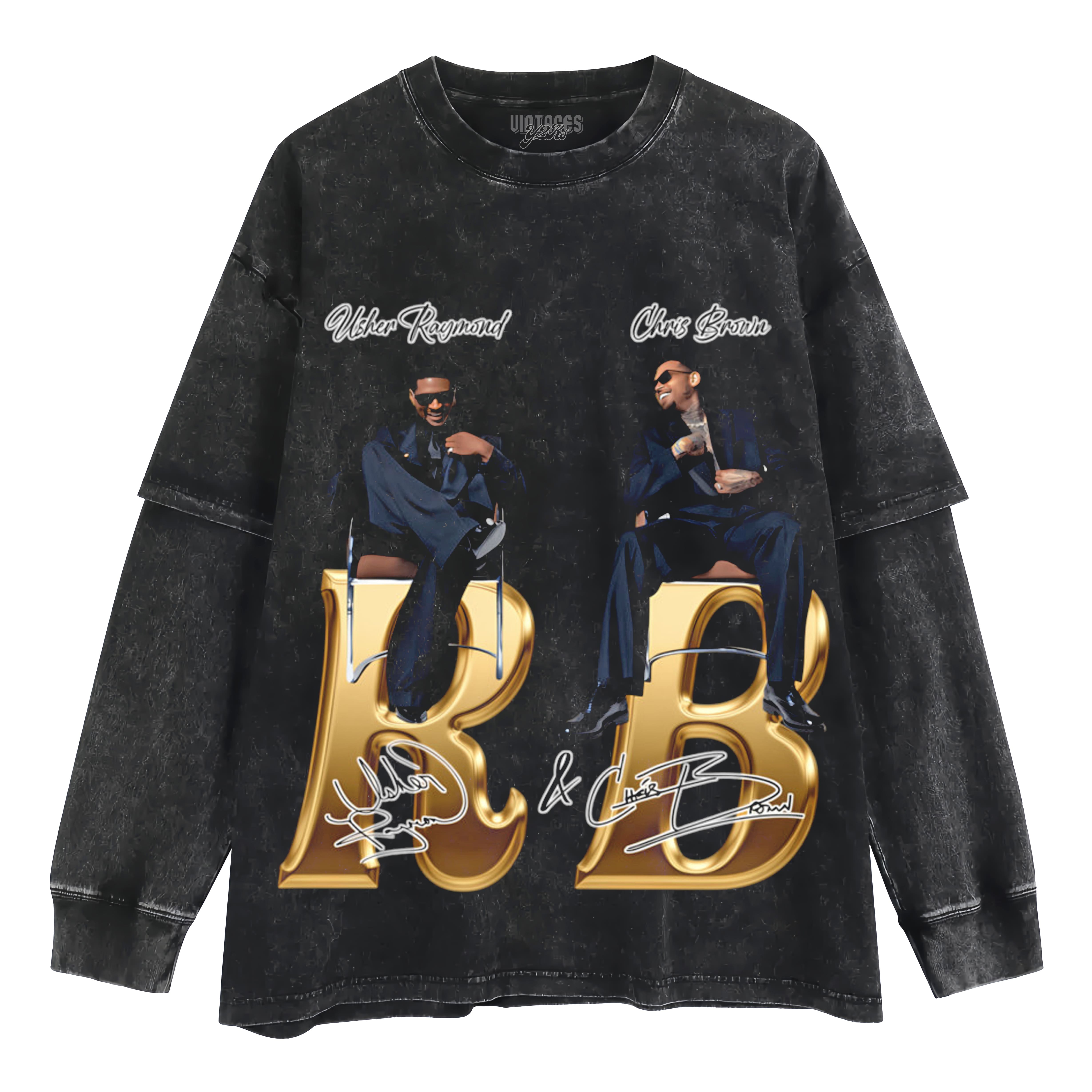 USHER X CHRIS BROWN TOUR V2 TANK TOP & TEE & LONG SLEEVE & LAYERED LS & HOODIE