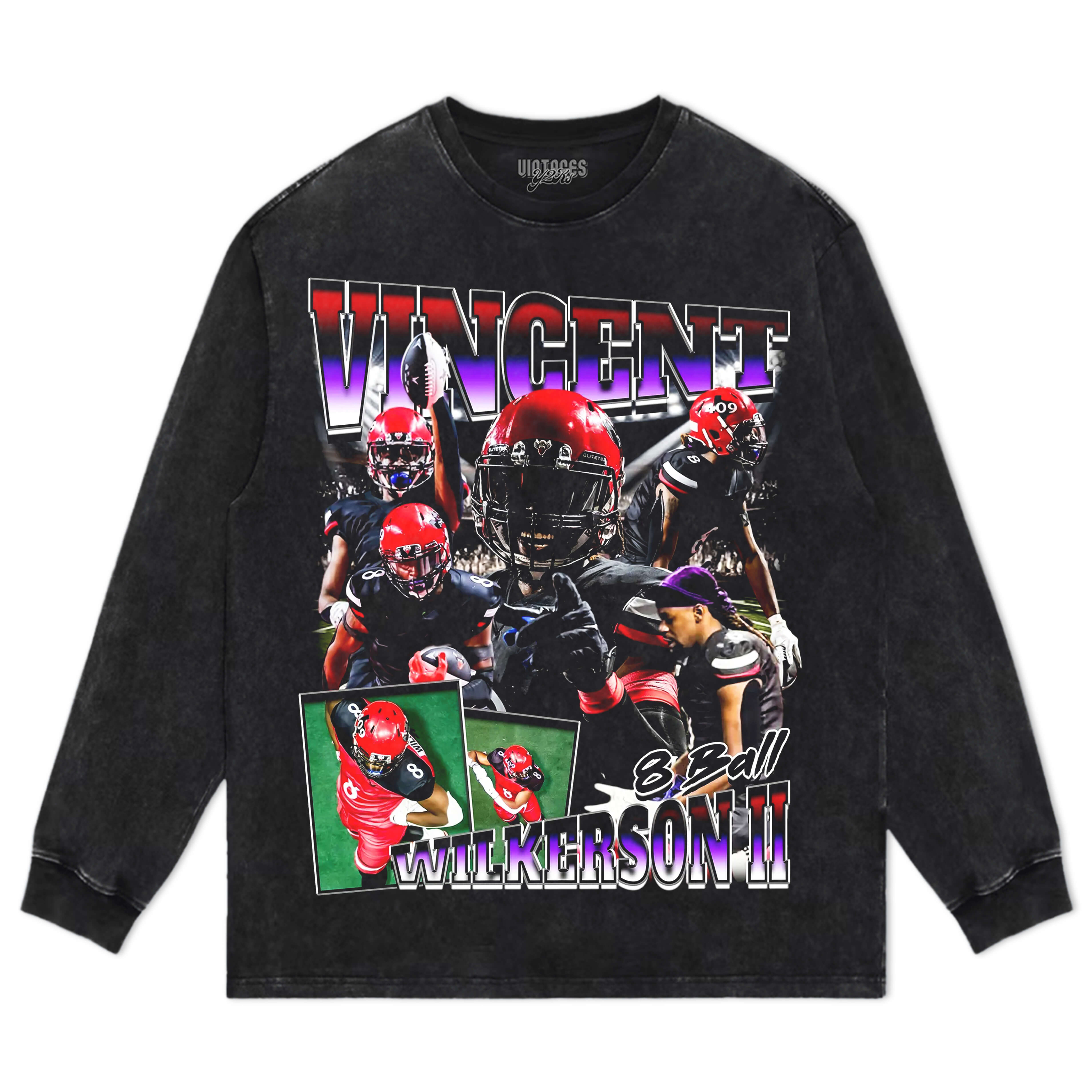 VINCENT WILKERSON II TEE & LS & HOODIE