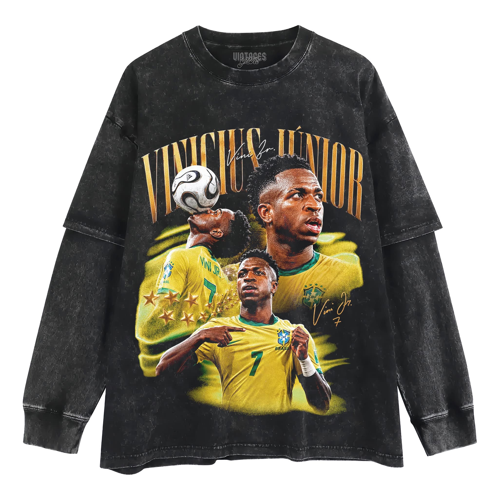 VINÍCIUS JÚNIOR 2026 VINTAGE V2 TANK TOP & TEE & LONG SLEEVE & LAYERED LS & HOODIE