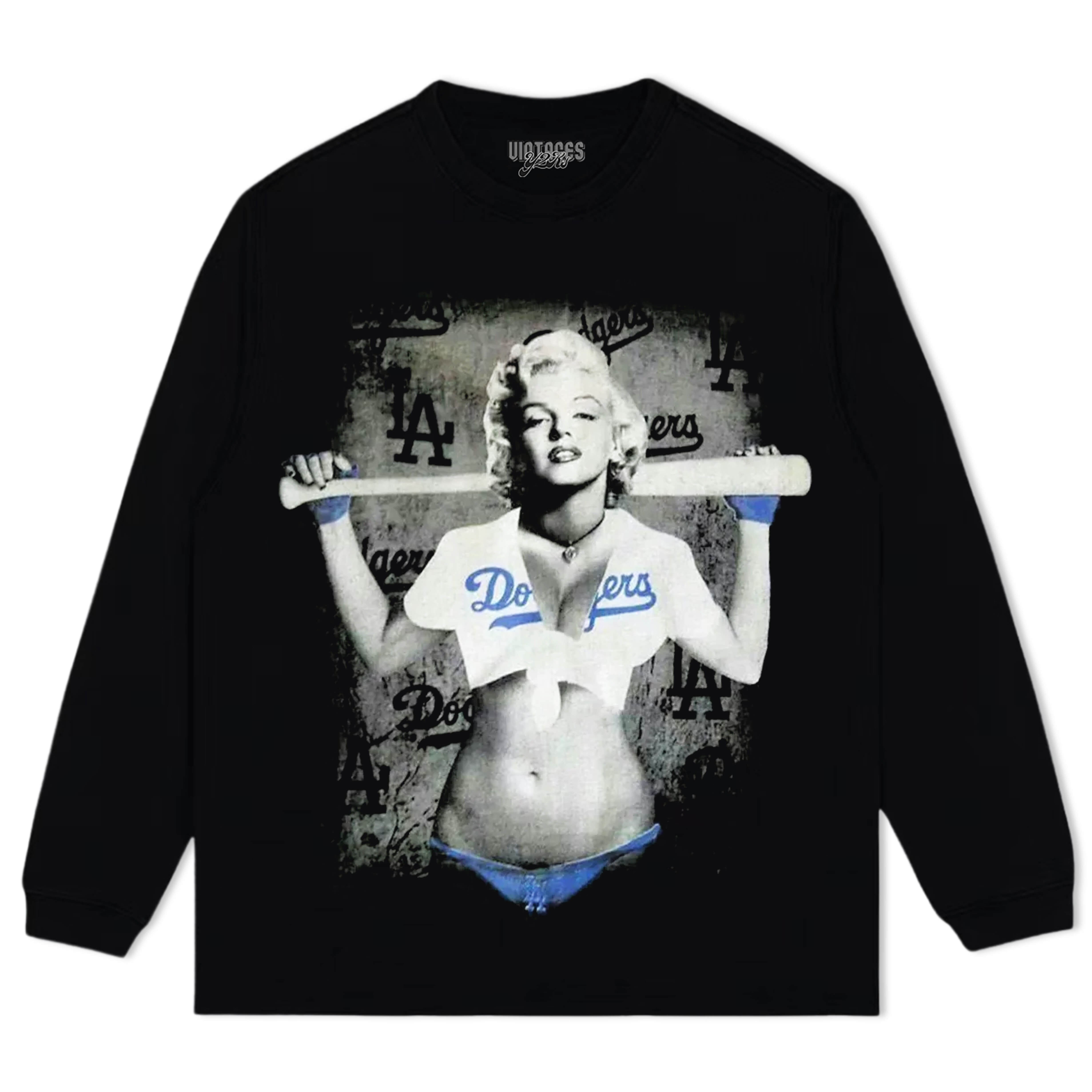 VINTAGE DODGERS & MARILYN MONROE TEE & LS & HOODIE