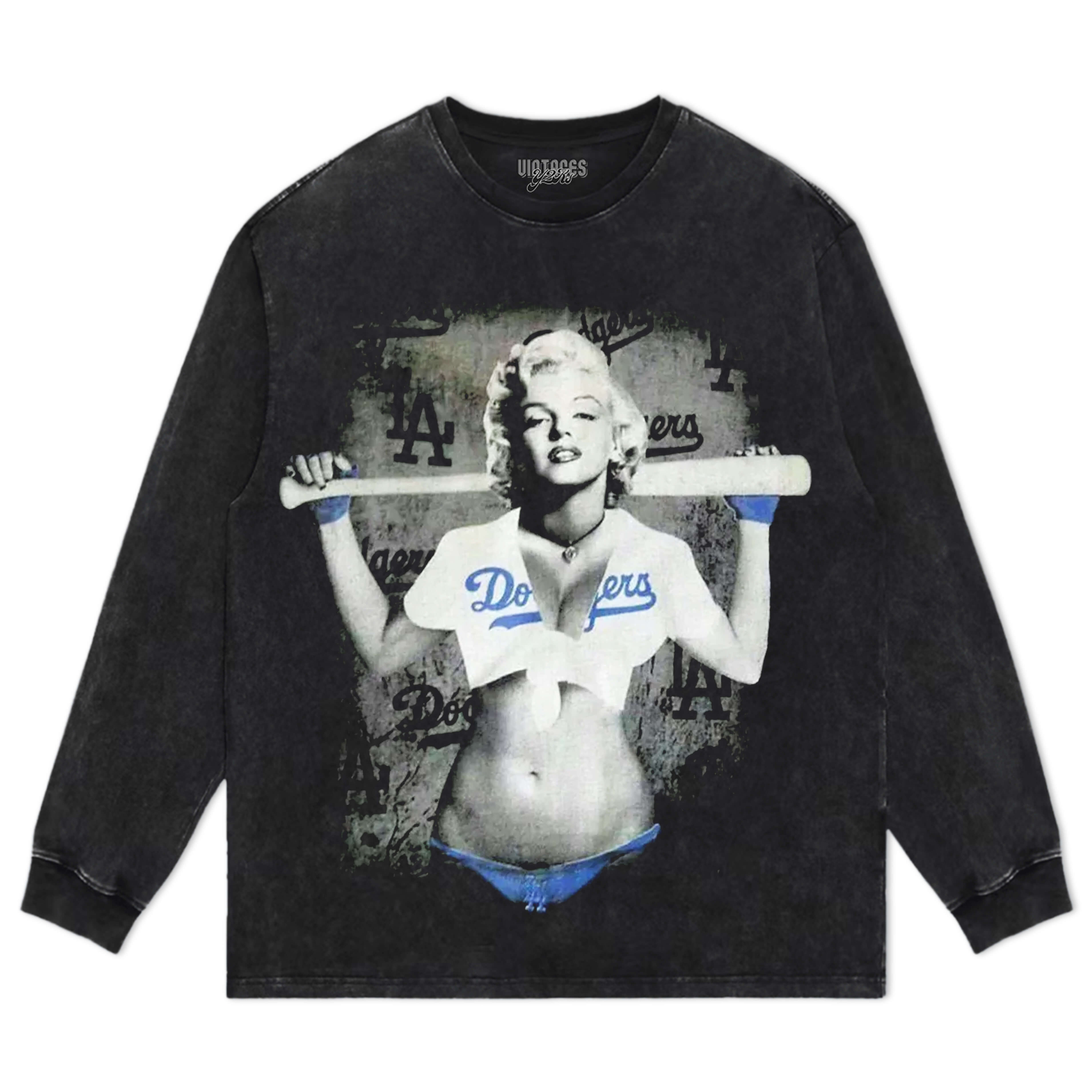 VINTAGE DODGERS & MARILYN MONROE TEE & LS & HOODIE