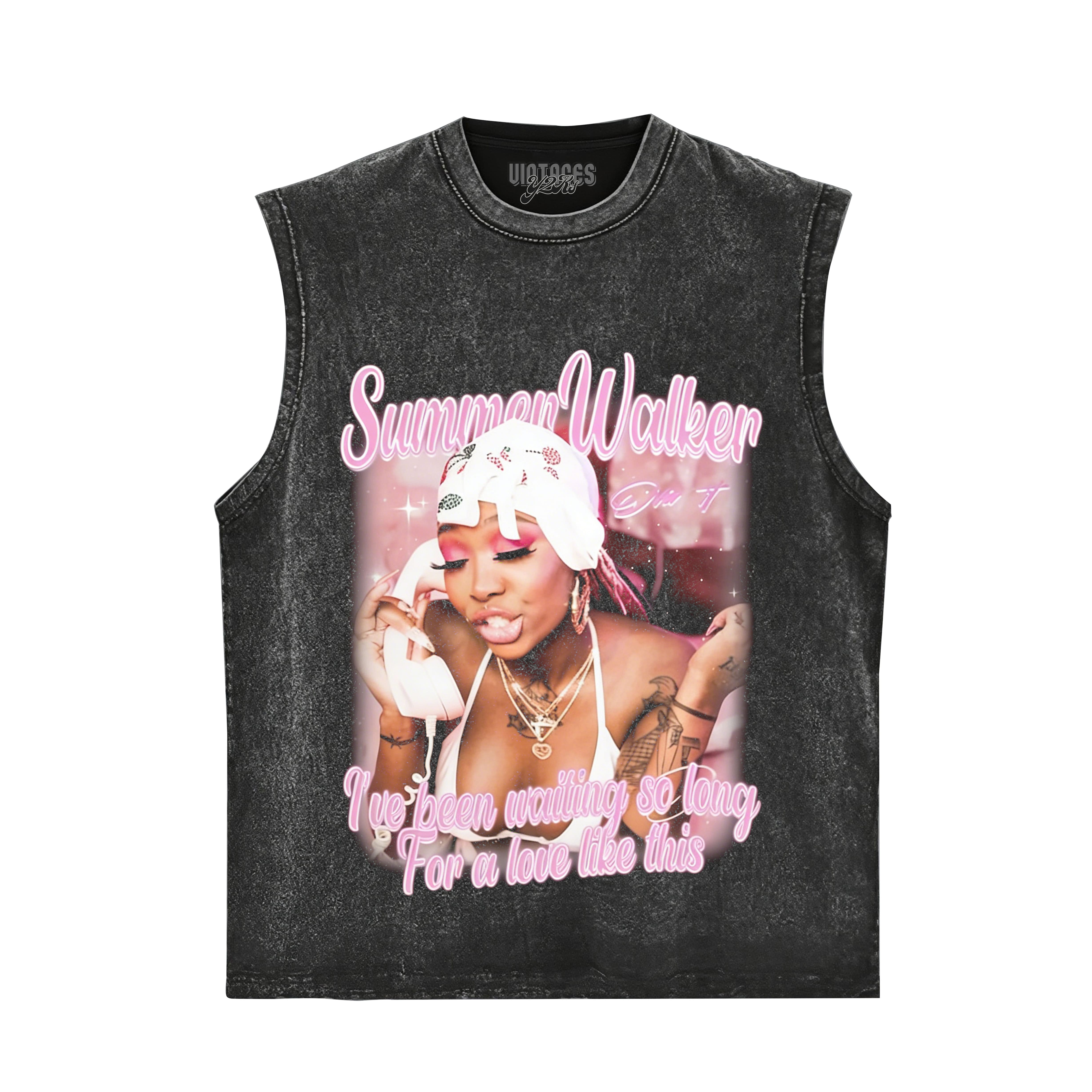 VINTAGE 90S SUMMER WALKER TANK TOP & TEE & LONG SLEEVE & LAYERED LS & HOODIE