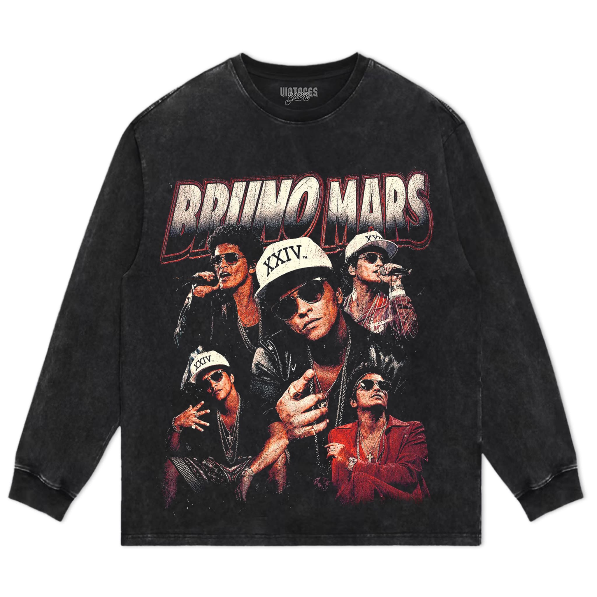 VINTAGE BRUNO MARS 2026 TANK TOP & TEE & LONG SLEEVE & LAYERED LS & HOODIE