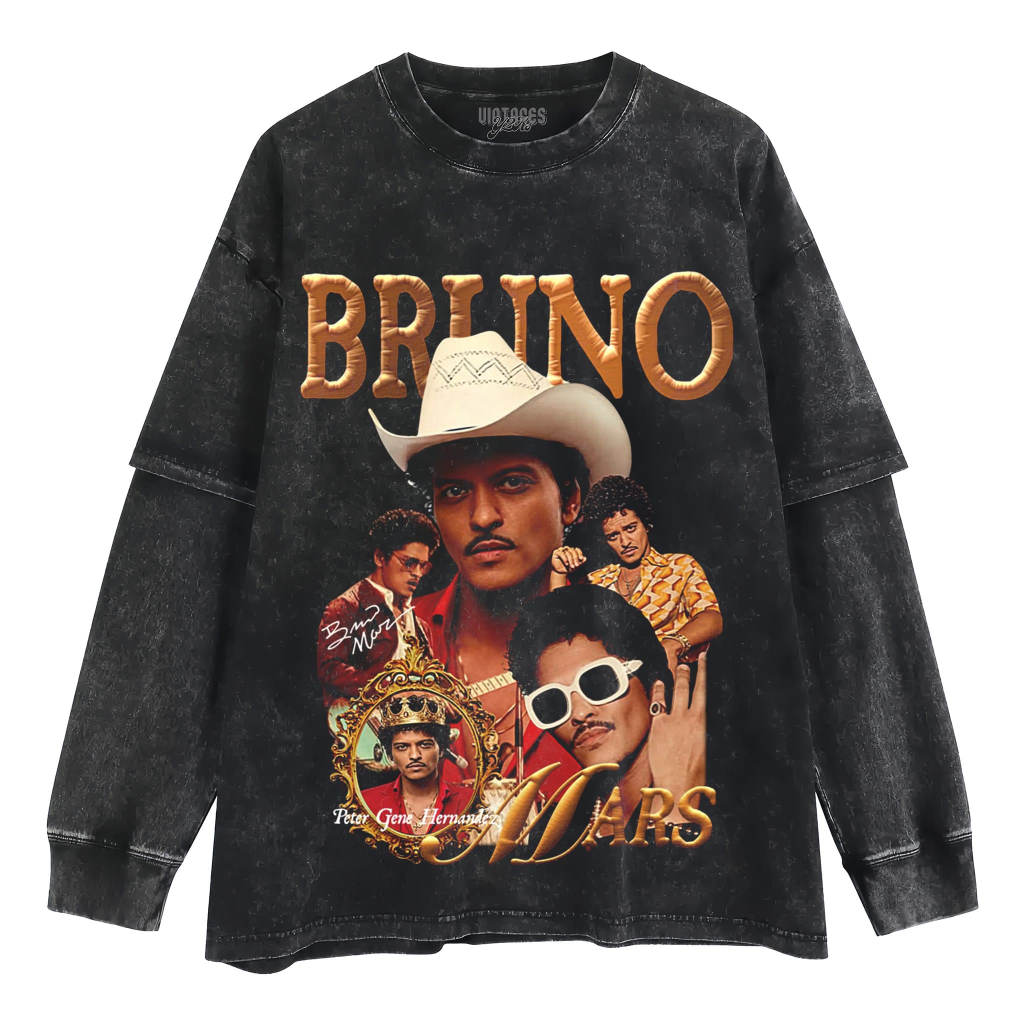 VINTAGE BRUNO MARS 2026 V2 TANK TOP & TEE & LONG SLEEVE & LAYERED LS & HOODIE