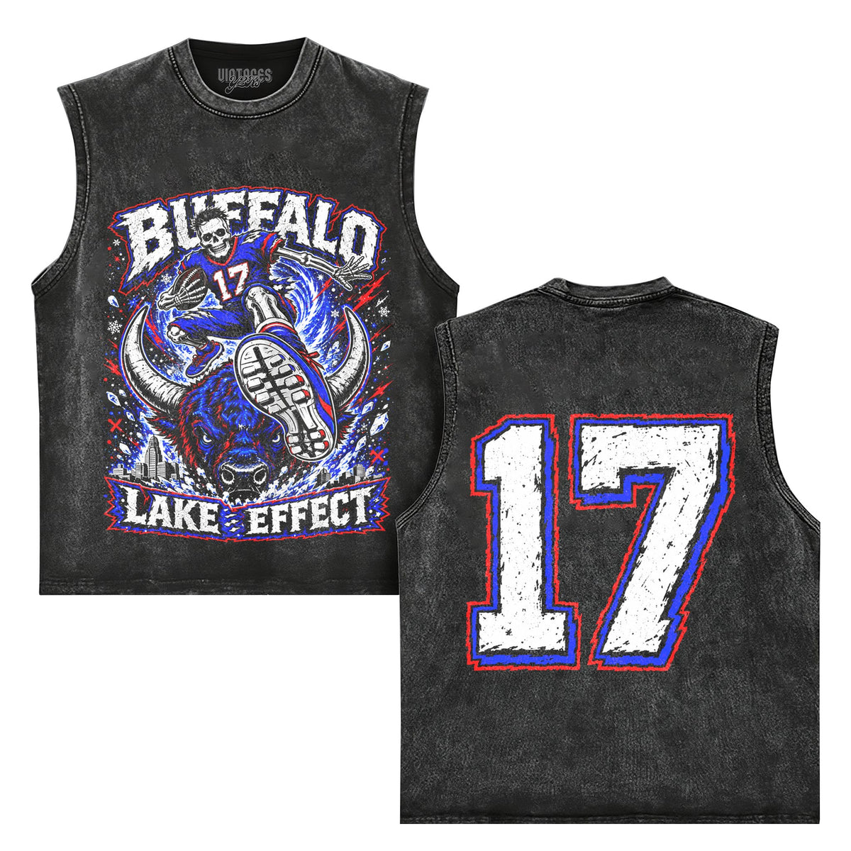 VINTAGE BUFFALO FOOTBALL TANK TOP & TEE