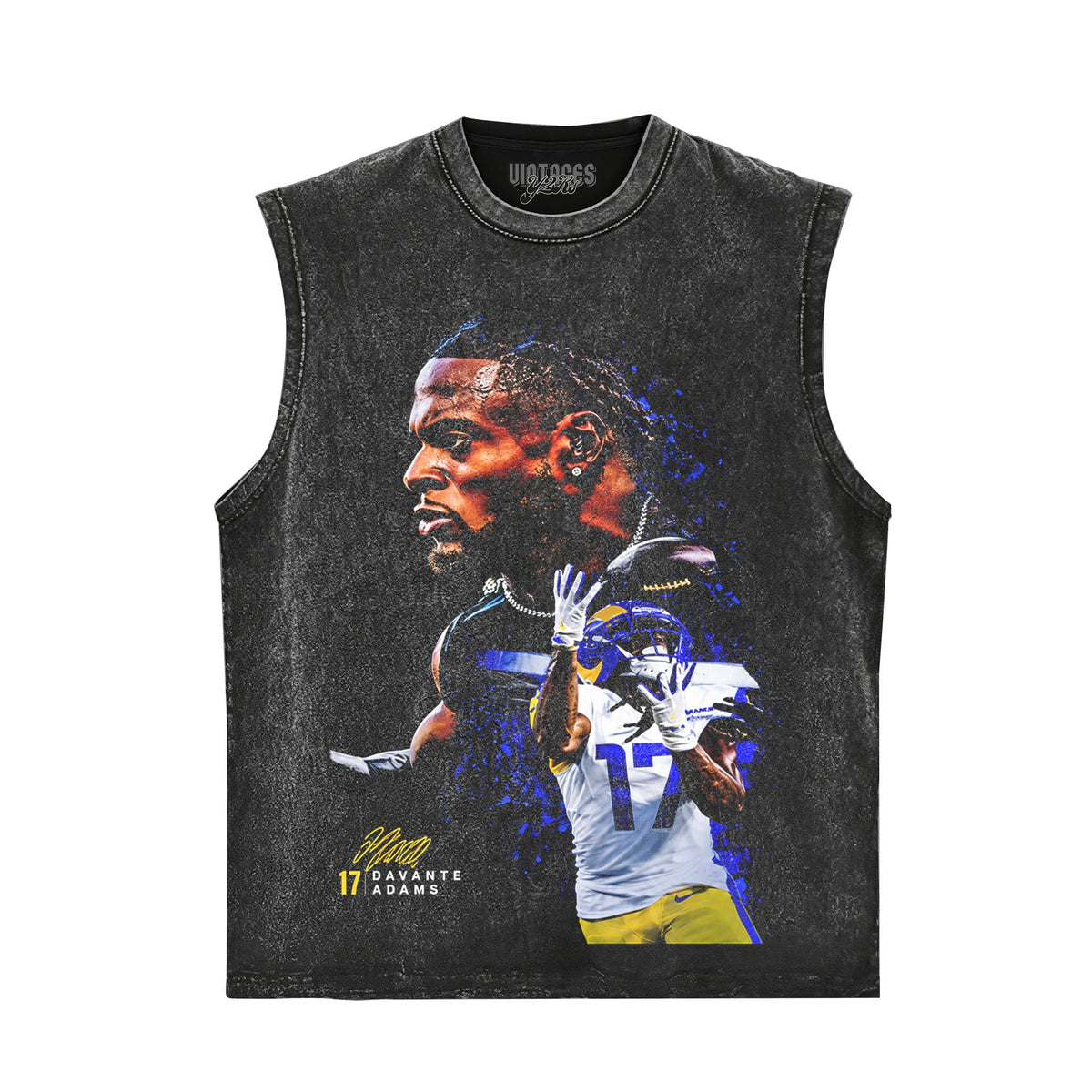 VINTAGE DAVANTE ADAMS FOOTBALL TANK TOP & TEE & LONG SLEEVE & LAYERED LS & HOODIE